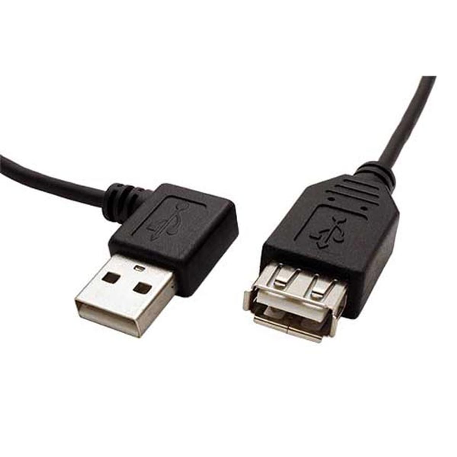 

Przedłużacz USB (2.), USB A M - USB A F, .3m, Kabel kątowy USB 90°, czarny, 2.0)/usb a m - usb a f/kabel kątowy usb 90°/czarn