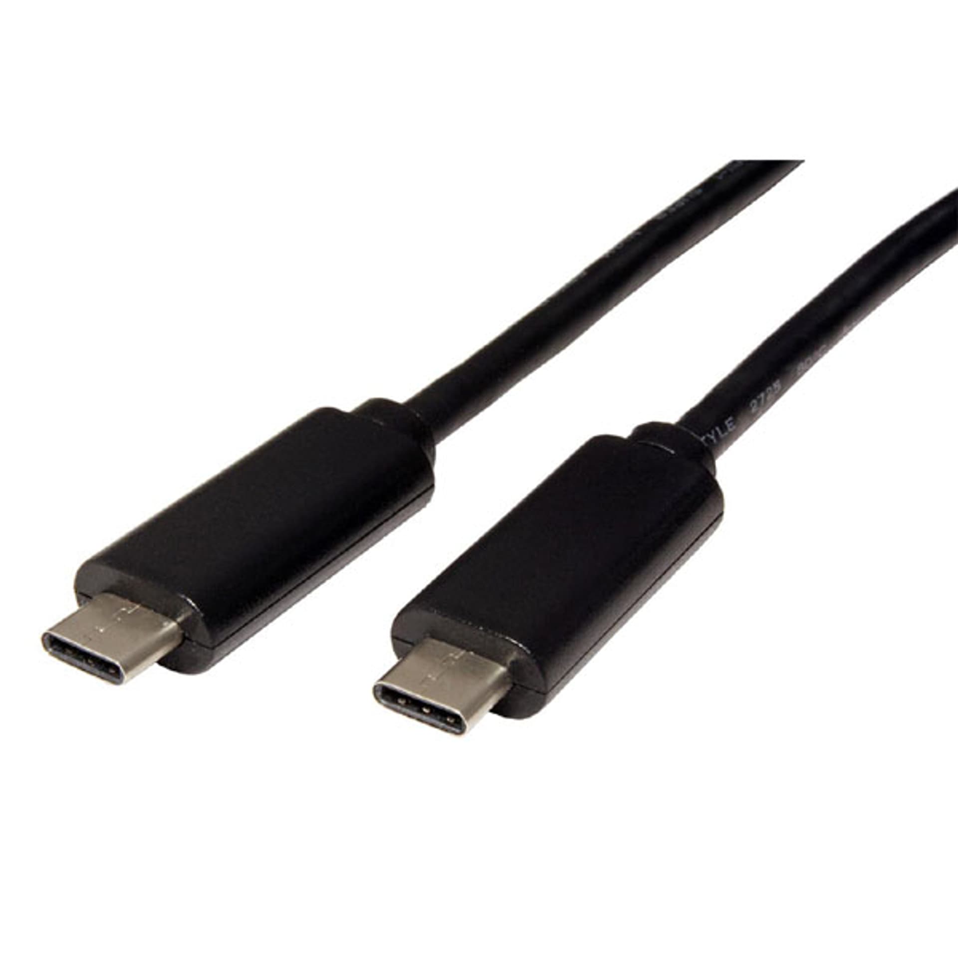 

USB kabel (3.1), .5m, czarny, plastic bag, 3.1)/czarny/plastic ba