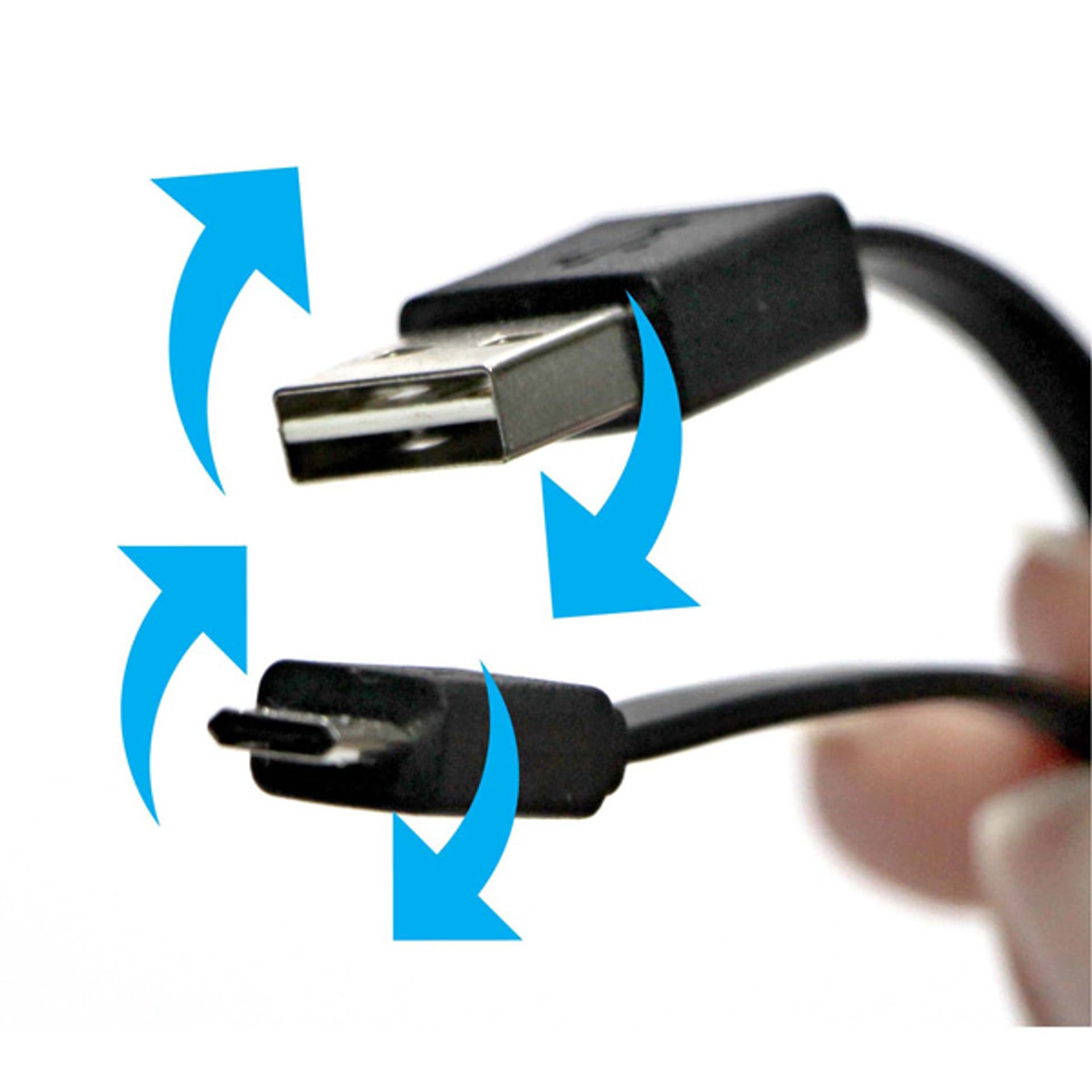 

Logo USB kabel (2.0), USB A (M) reversible - microUSB reversible (M), 1m, reversible, czarny, blistr, M)/reversible/czarny/blist