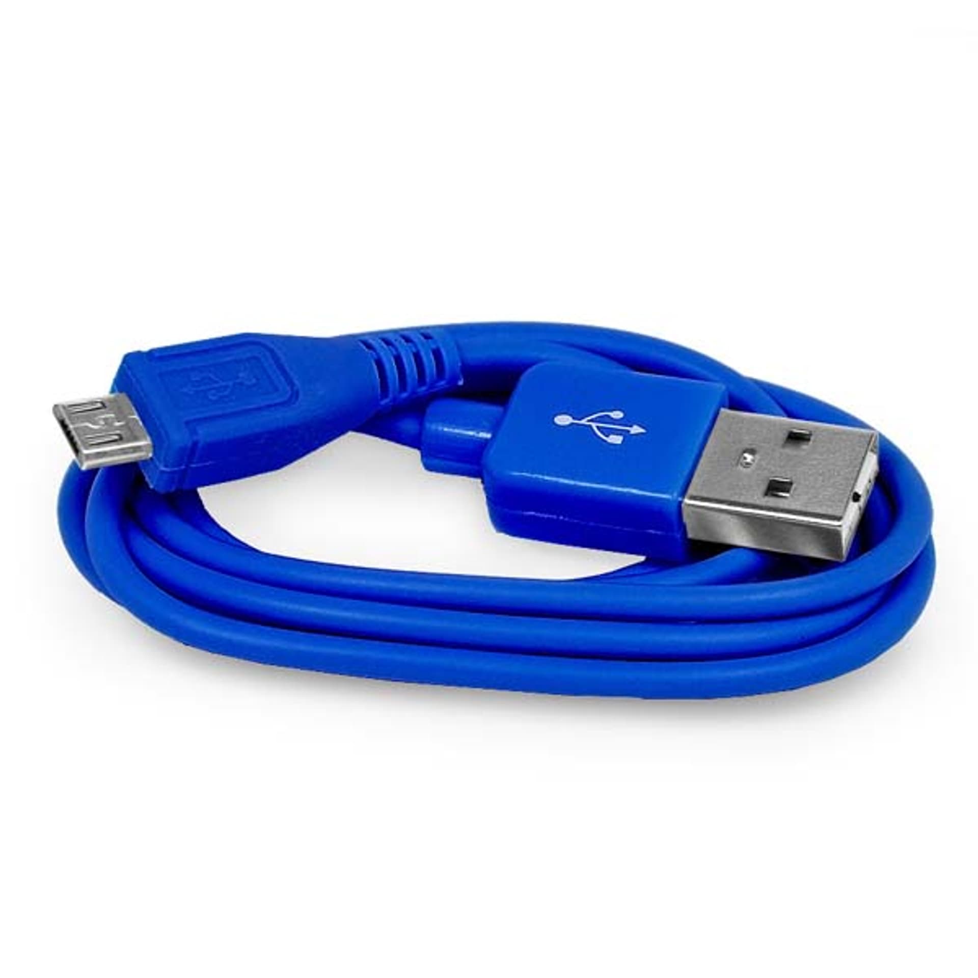 

USB kabel (2.0), USB A M - microUSB (M), 1m, niebieski, M)/niebiesk