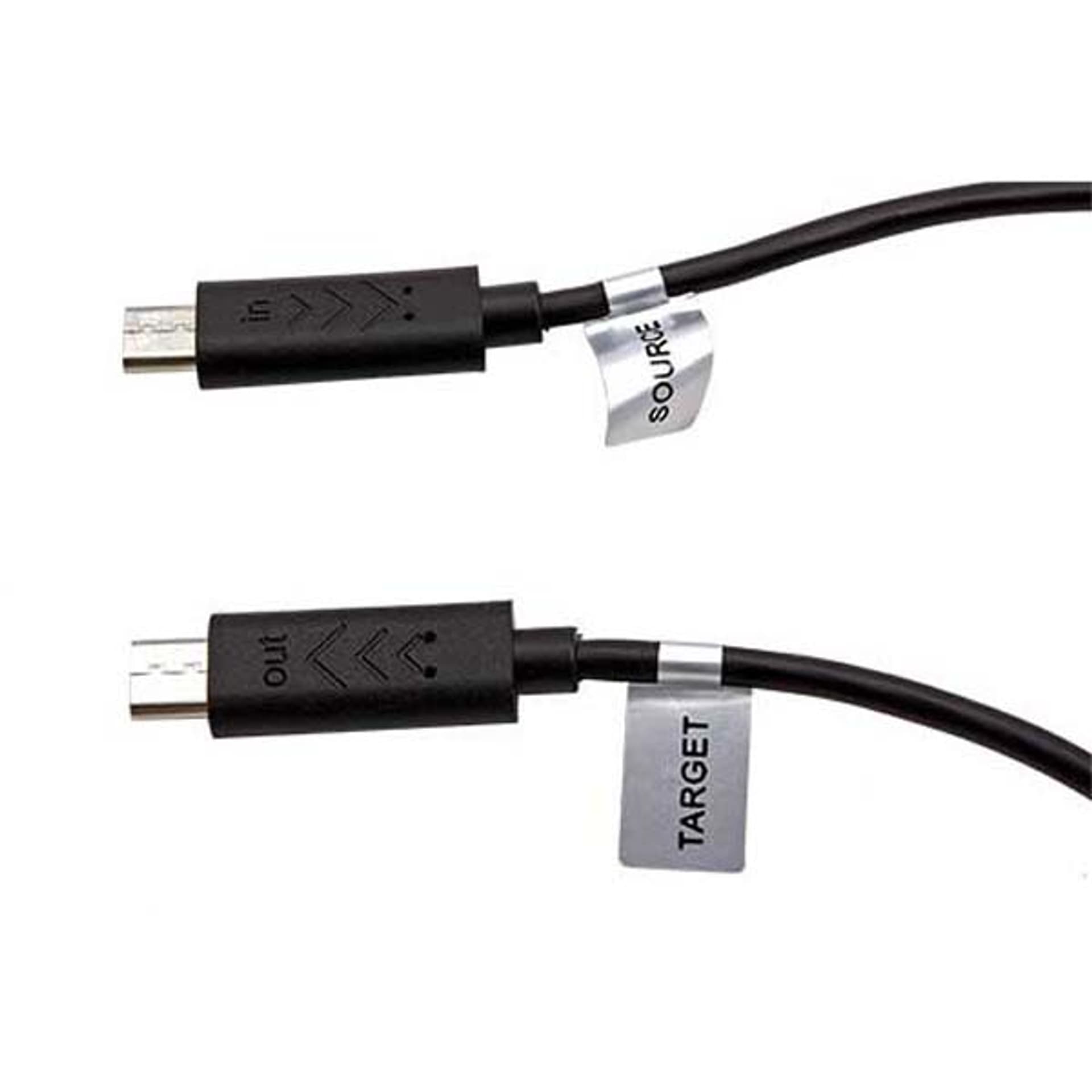 

USB kabel (2.), microUSB (M) - microUSB (M), .3m, OTG, czarny, M)/otg/czarn