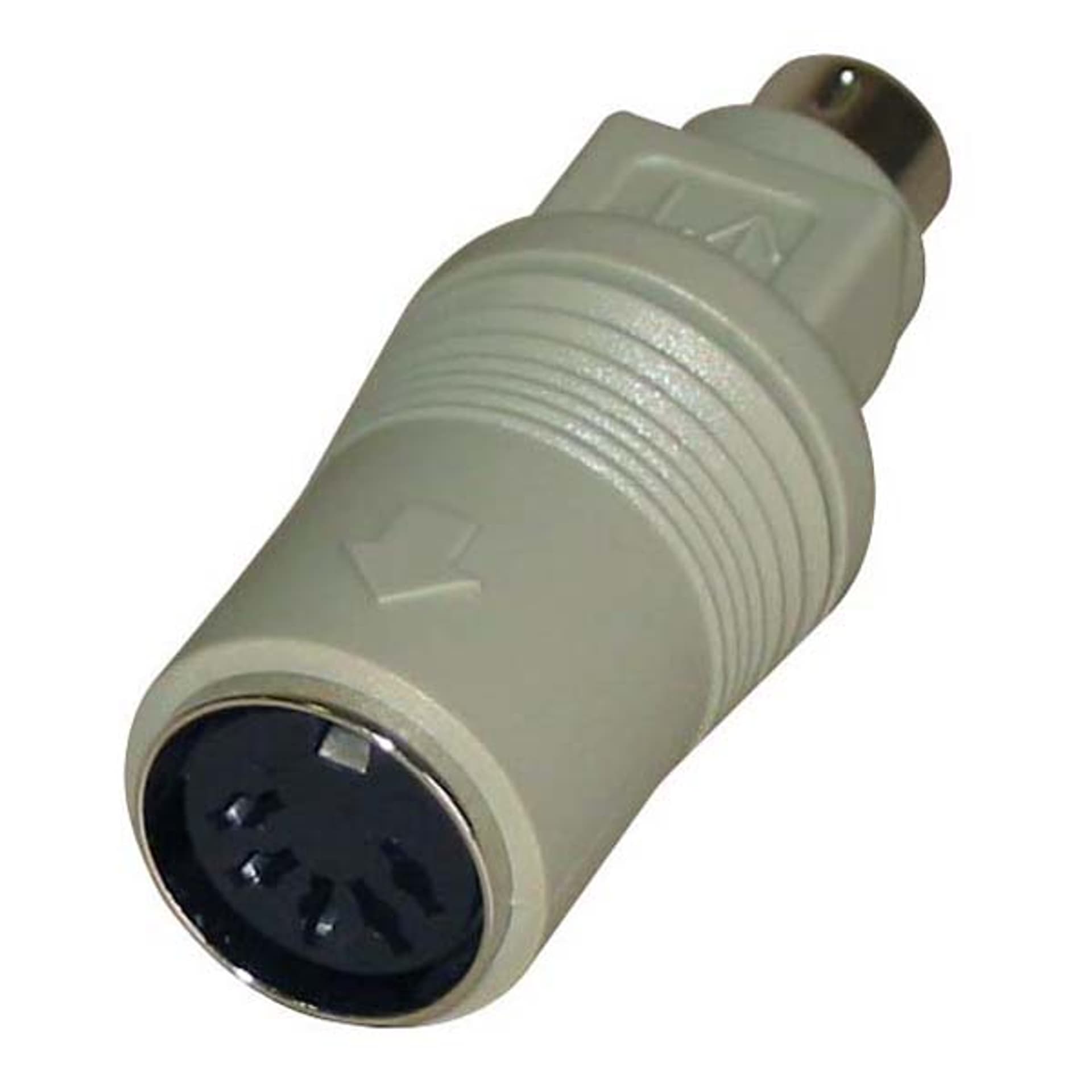 

Klawiaturowa redukcja, PS/2 M - DIN 5-pin F, szara