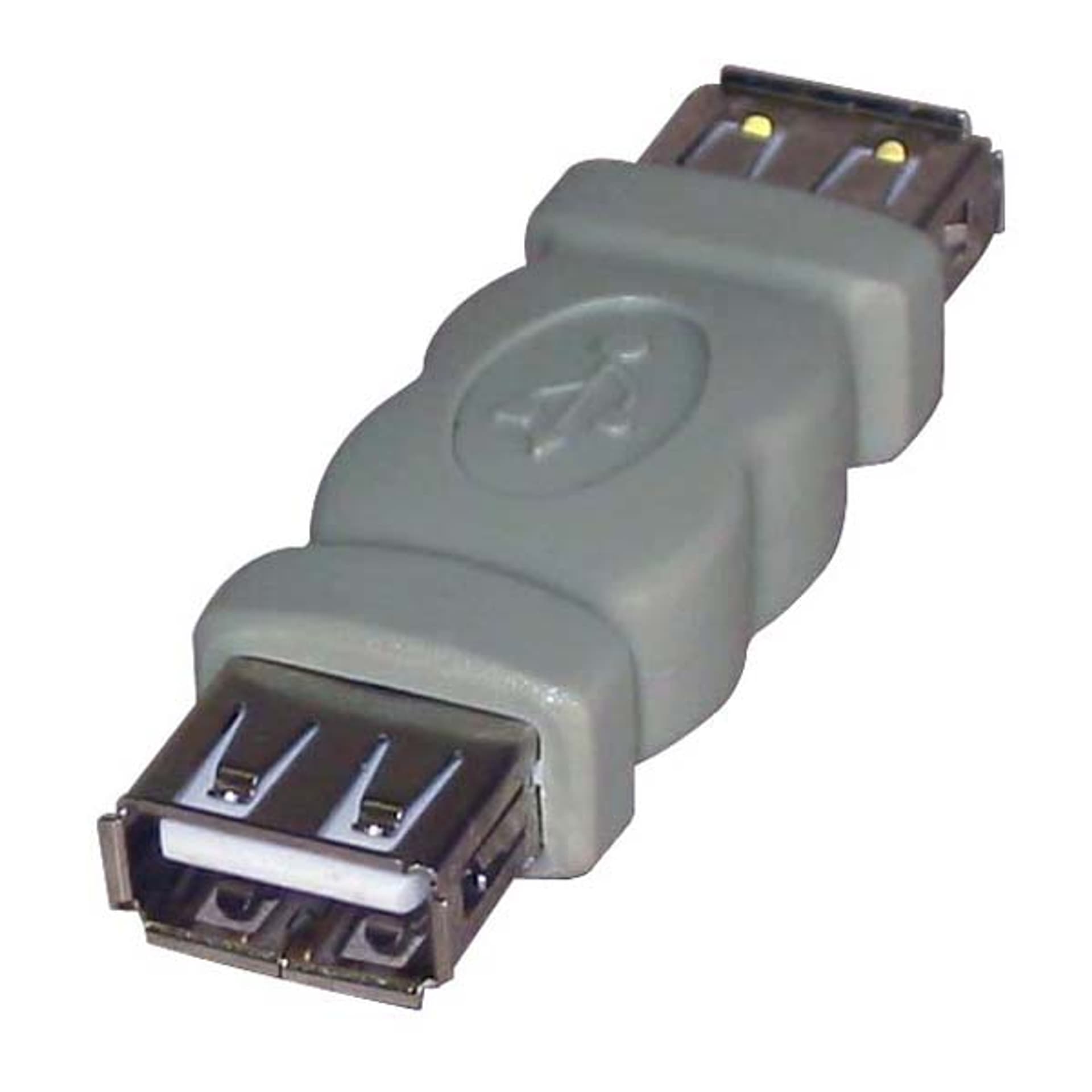 

USB złączka, (2.0), USB A F - USB A F, szara, 5891, 2.0)/usb a f - usb a f/szara/589
