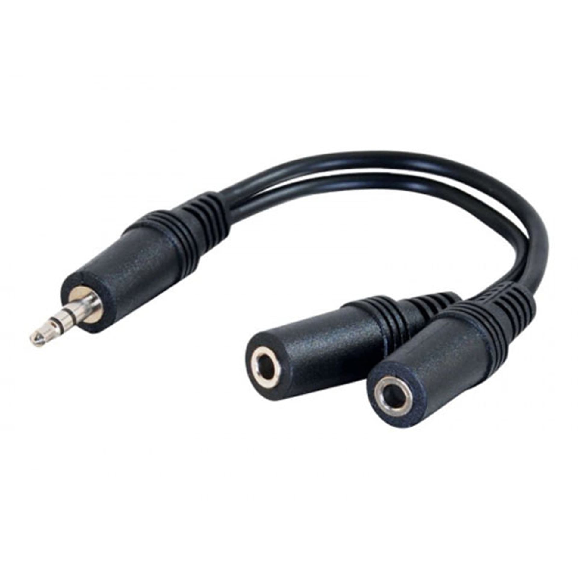 

Audio rozgałęziacz, Jack (3,5mm) M - 2x Jack (3.5mm) F, ., stereo, czarna, przewodowa, 3.5mm) f/stereo/czarna/przewodow