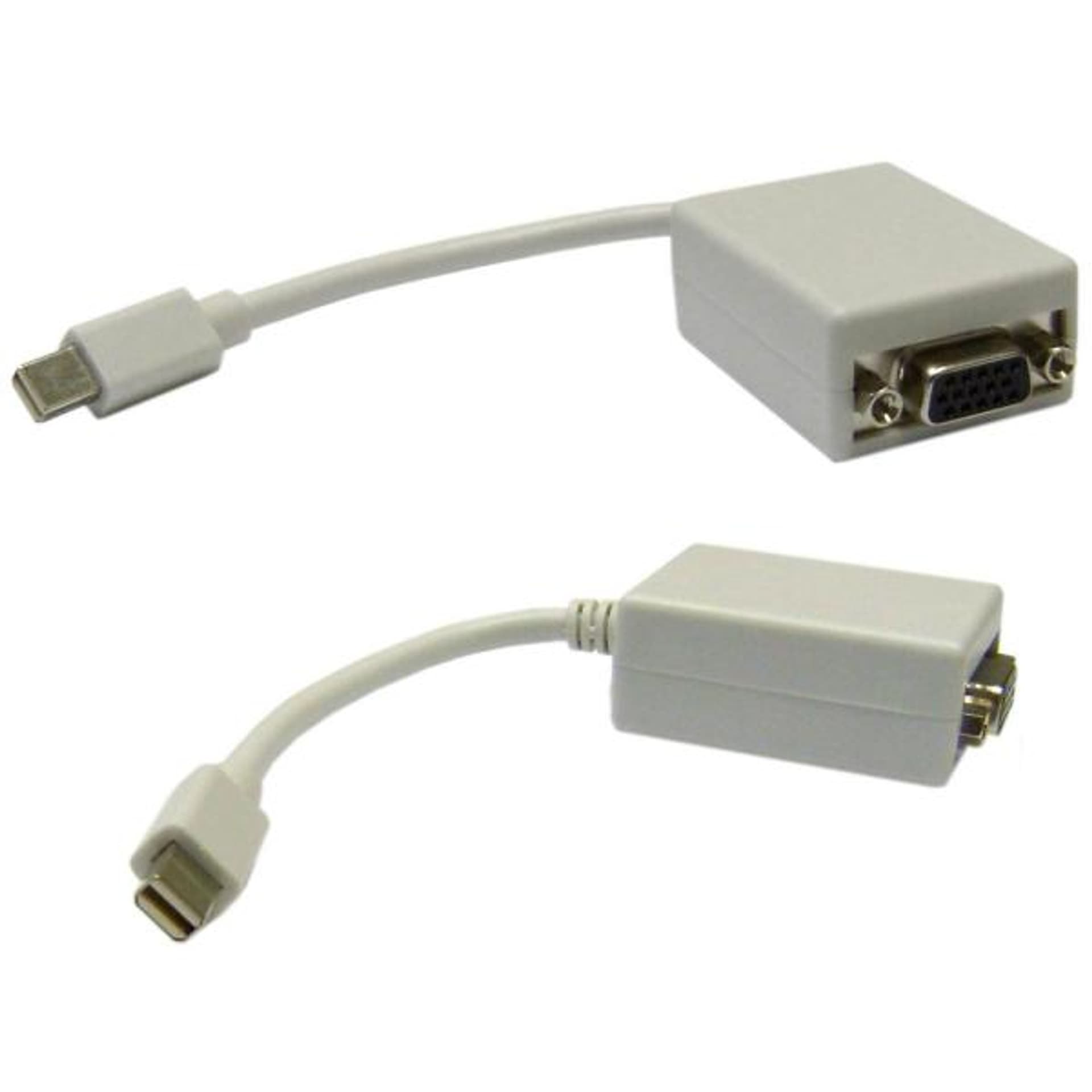 

Video mini DisplayPort (M) - VGA (D-sub) (F), biała, F)/biał