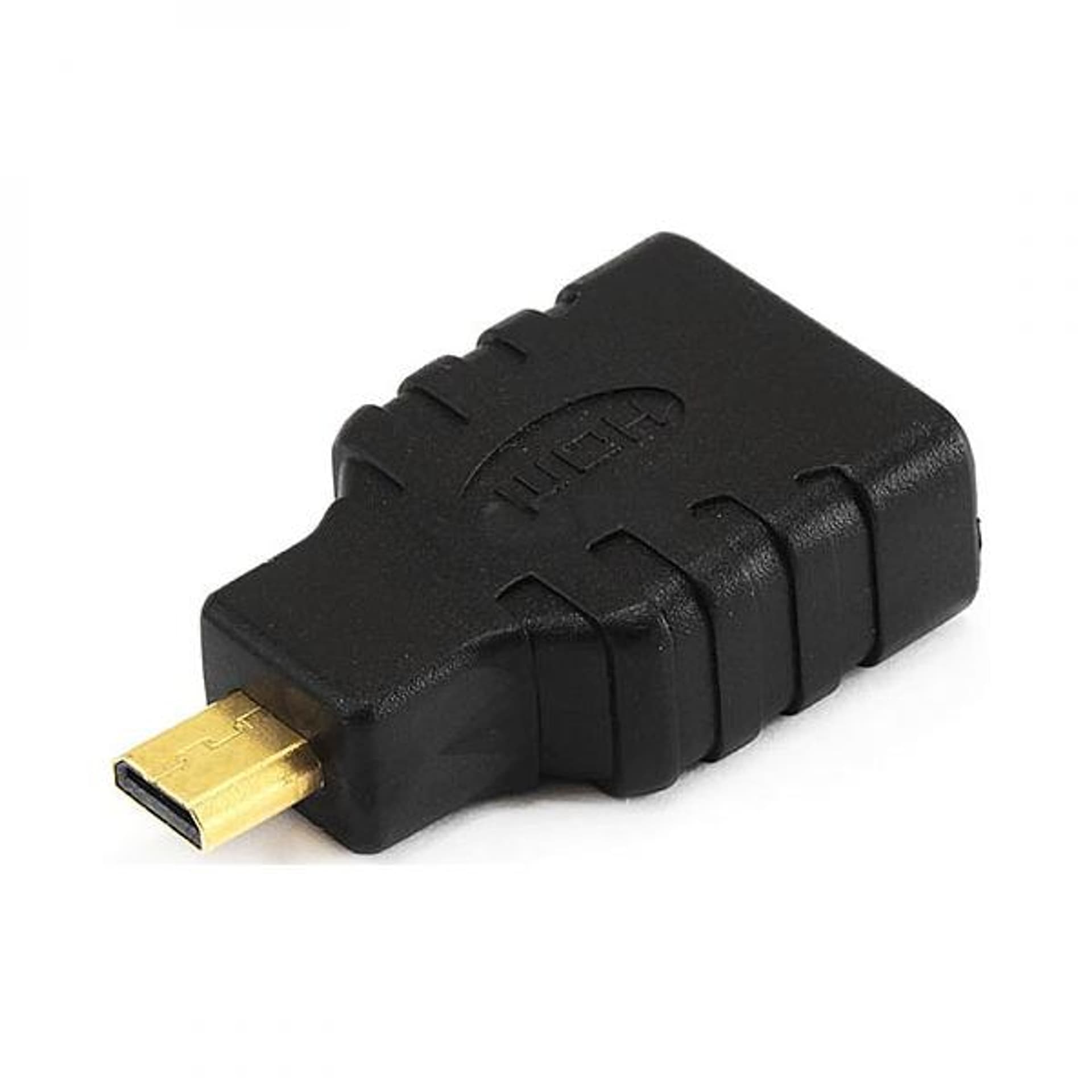 

Video redukcja, micro HDMI (M) - HDMI F, czarna, Logo pozłacane końcówki, M) - hdmi f/czarna/logo pozłacane końcówk