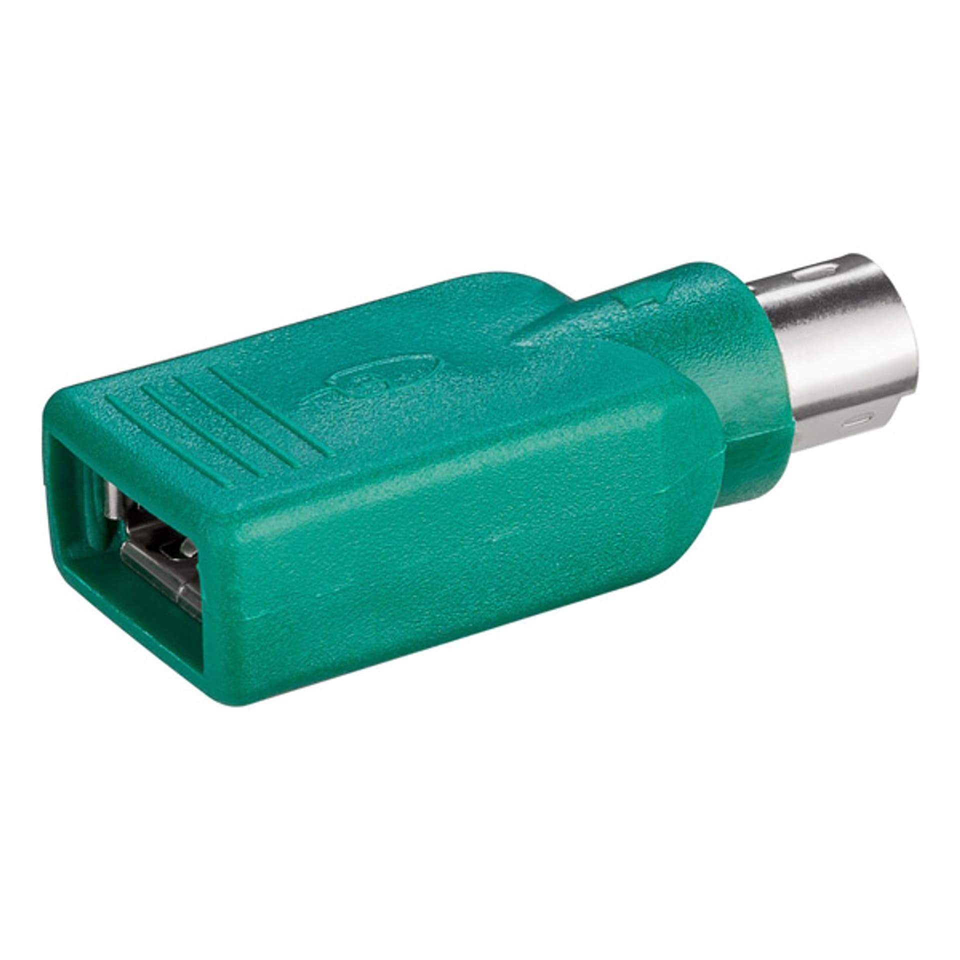 

USB-PS/2 redukcja, do myszy, PS/2 M - USB A F, zielona