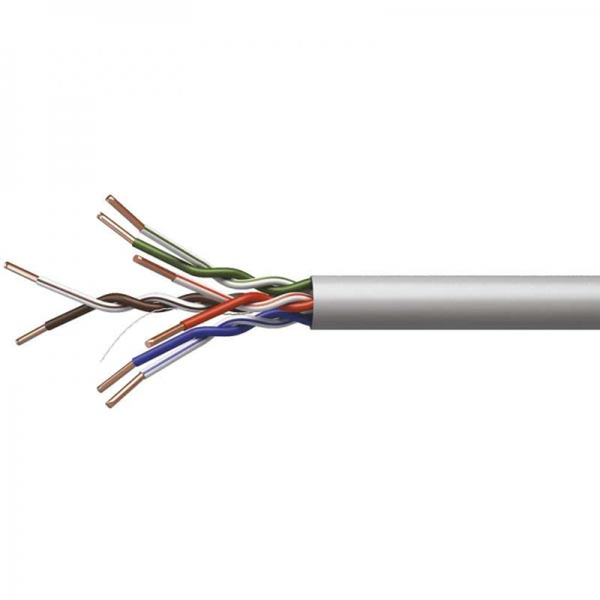 

Przewód LAN UTP patchcord, Cat.5e, RJ45 M - RJ45 M, 1 m, nieekranowany, CCA, szary, economy