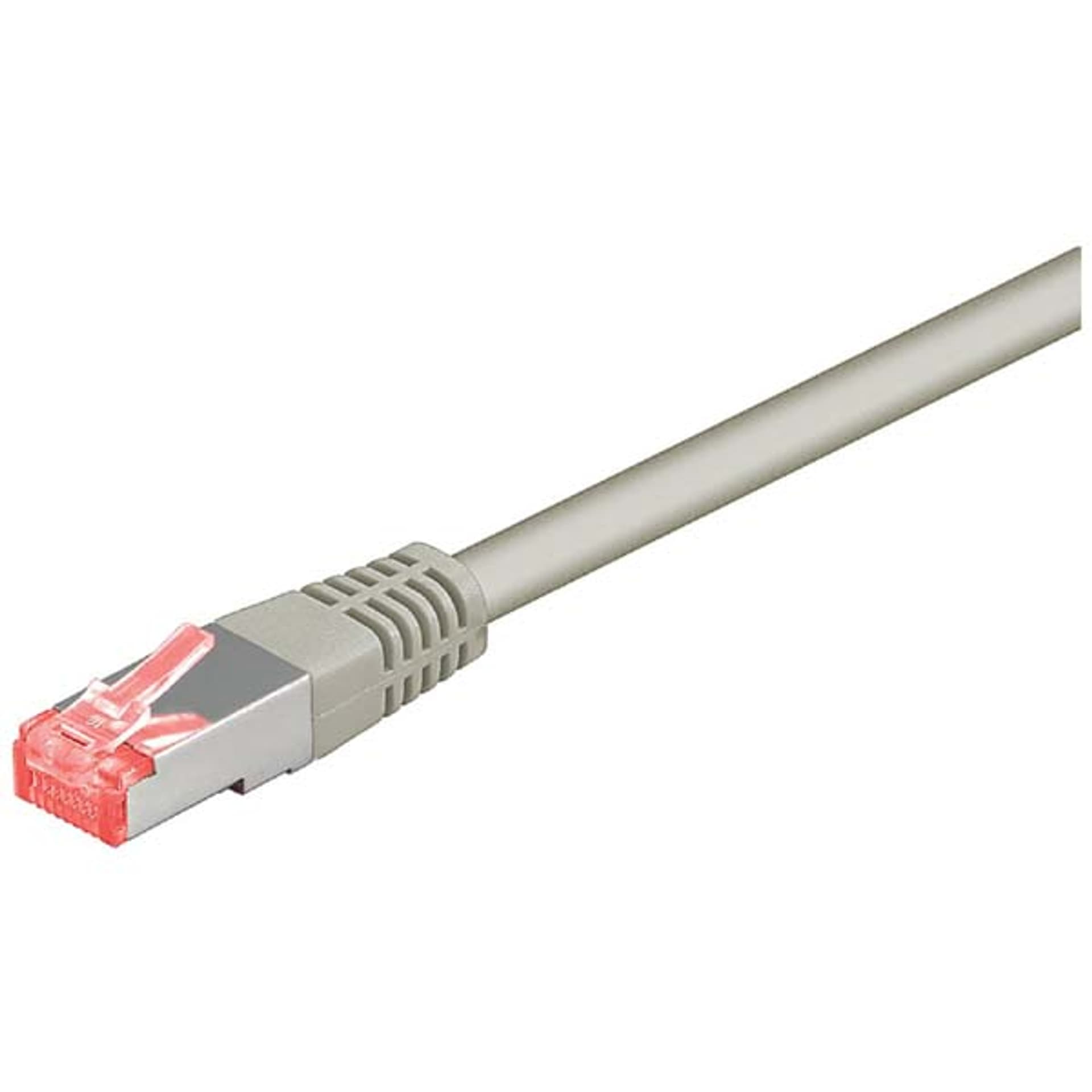 

Przewód LAN S/FTP patchcord, Cat.6, RJ45 M - RJ45 M, 0.5 m, chroniony, LSOH, szary, economy