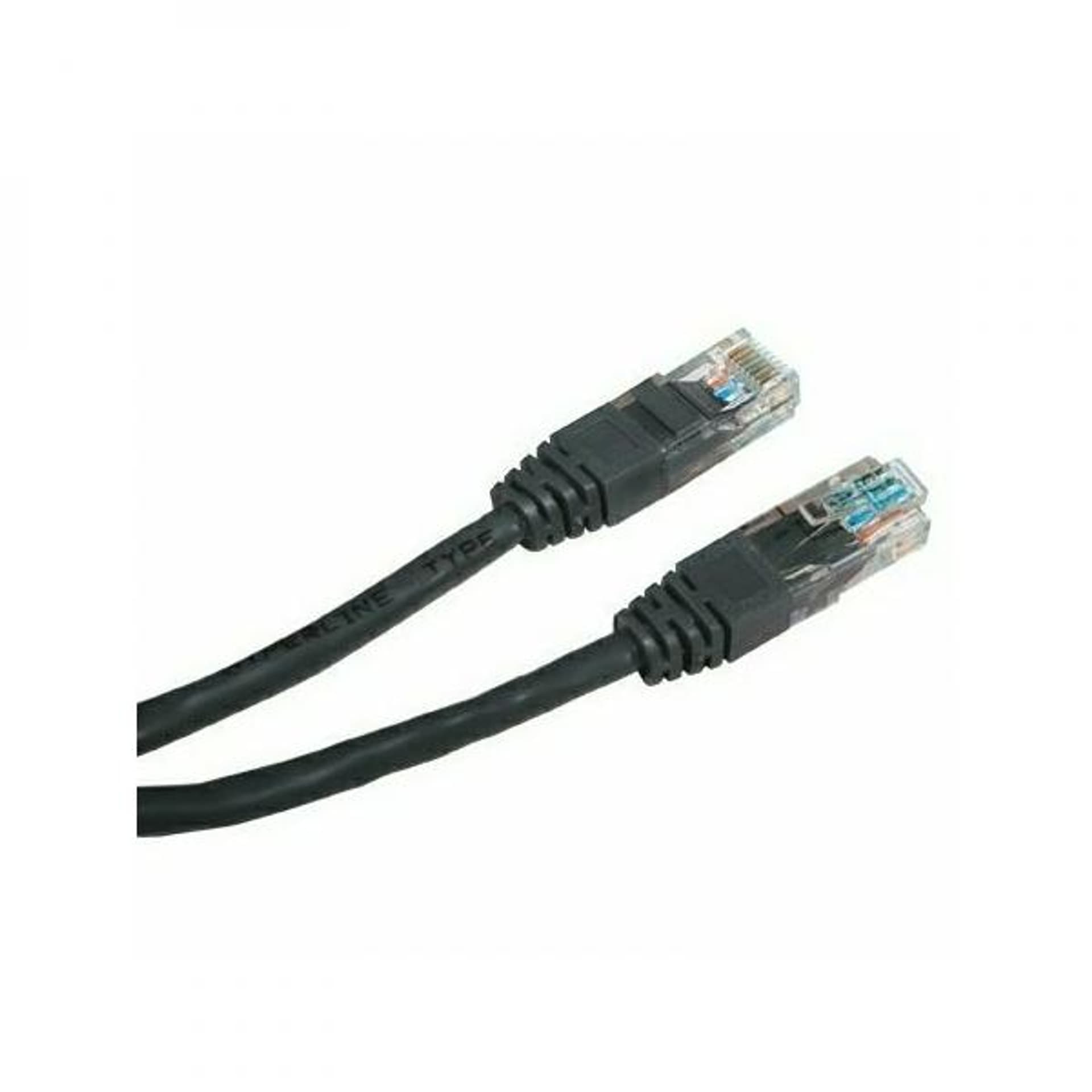 

Przewód LAN UTP patchcord, Cat.5e, RJ45 M - RJ45 M, 0.5 m, nieekranowany, czarny, economy