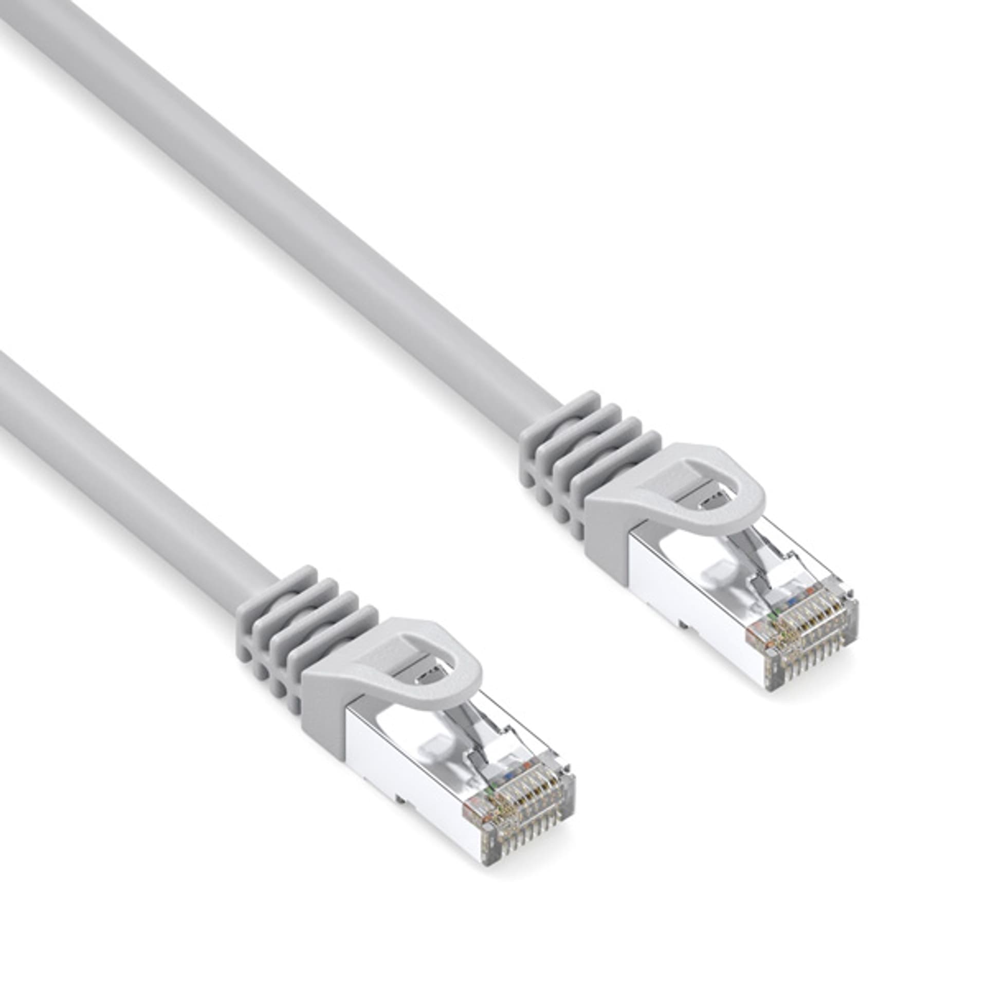 

Przewód LAN S/FTP patchcord, Cat.6a, RJ45 M - RJ45 M, 2 m, podwójnie ekranowany, LSOH, szary, 10 Gb/s economy