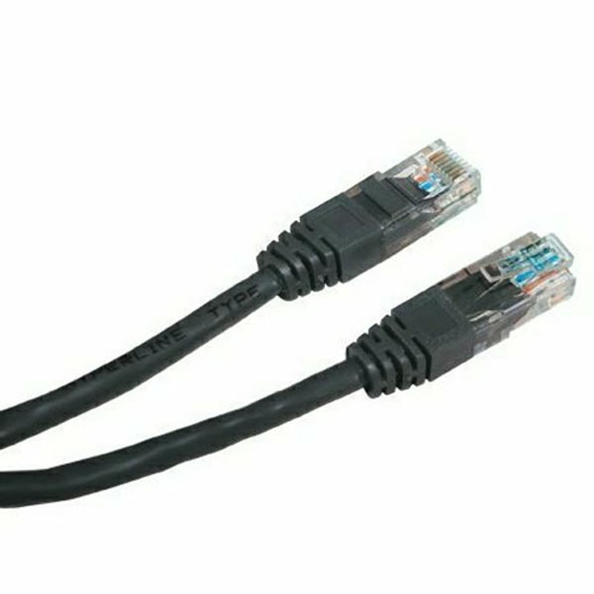 

Przewód LAN UTP patchcord, Cat.5e, RJ45 M - RJ45 M, 5 m, nieekranowany, czarny, economy