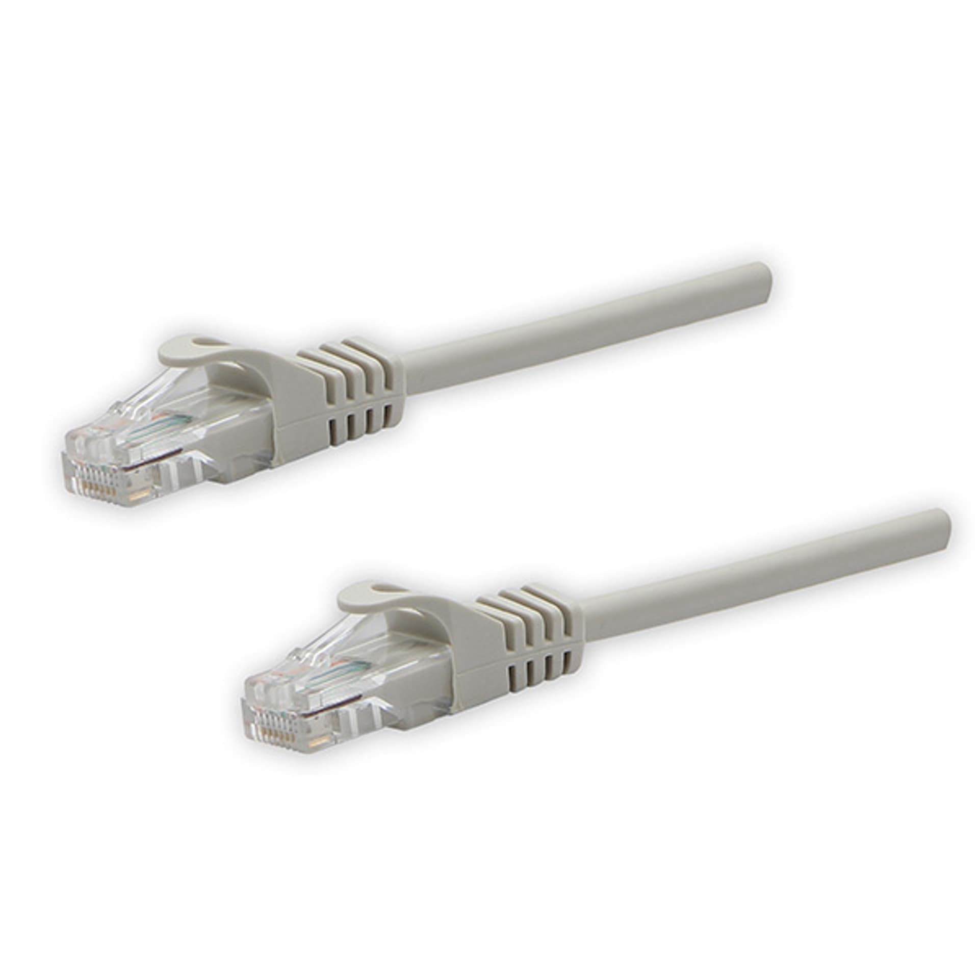 

Przewód LAN UTP patchcord, Cat.5e, RJ45 M - RJ45 M, 10 m, nieekranowany, szary, czysta miedź economy