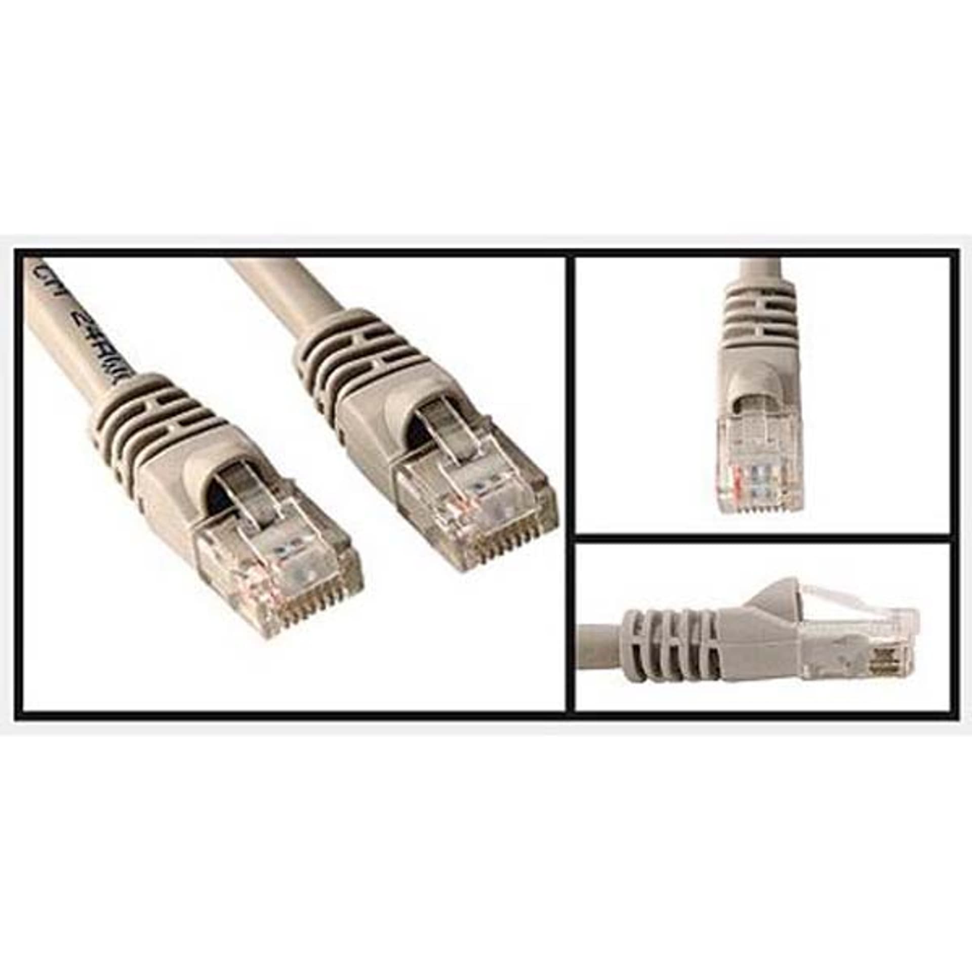 

Przewód LAN FTP patchcord, Cat.5e, RJ45 M - RJ45 M, 30 m, chroniony, szary, economy