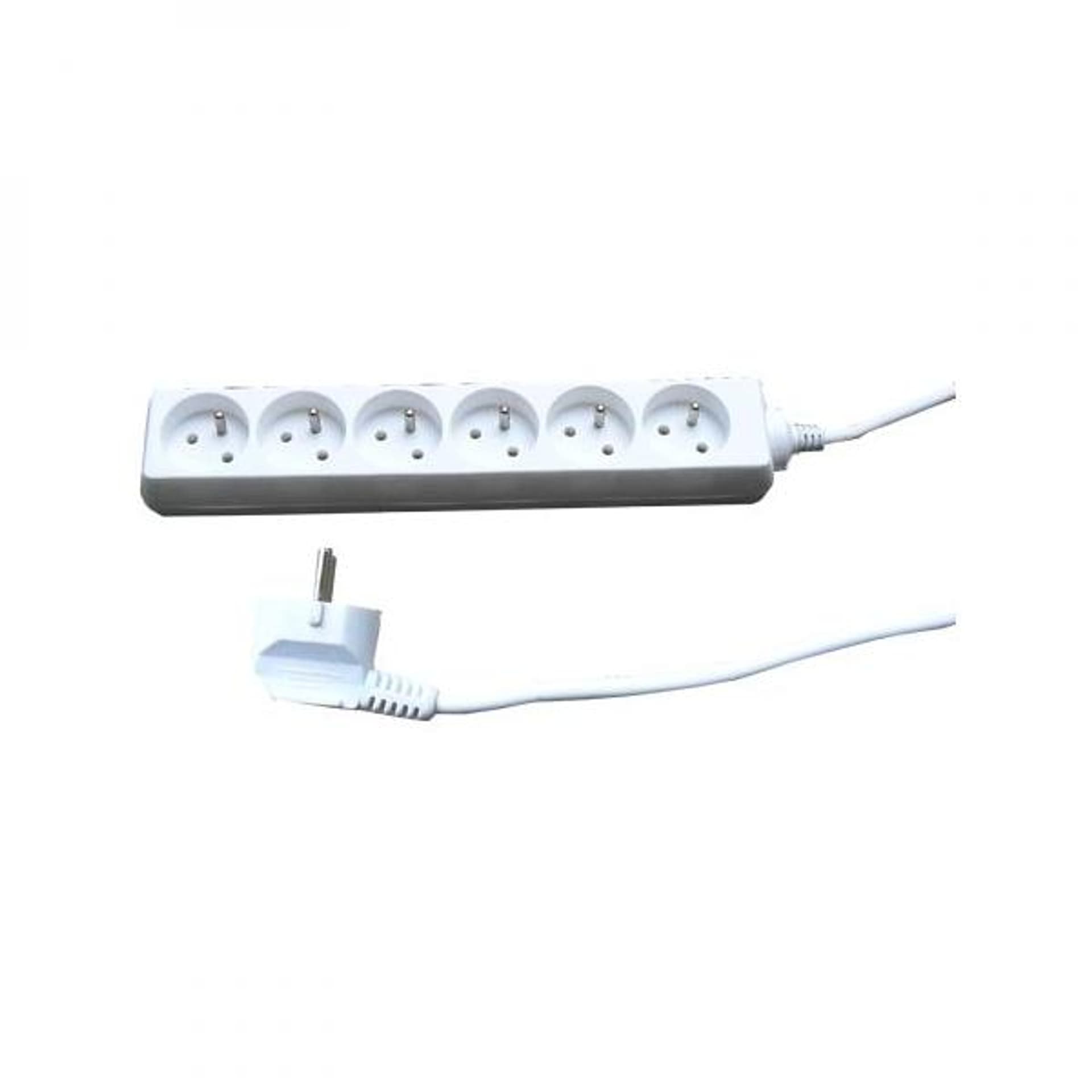 

Kabel sieciowy 230V przedłużacz, CEE7 (widelec) - gniazdo 6x, 5m, VDE approved, biały, Widelec) - gniazdo 6x/vde approved/biał