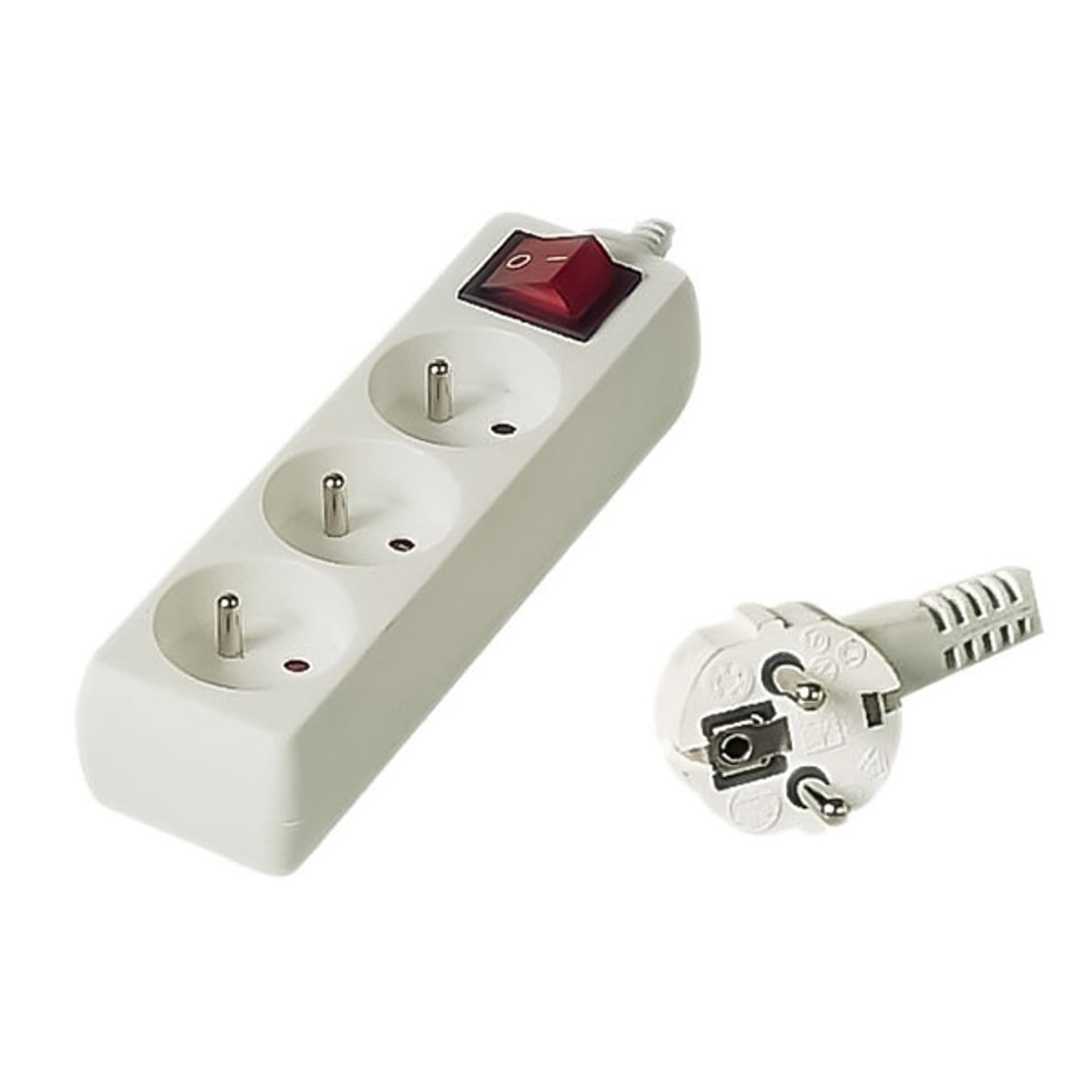 

Kabel sieciowy 230V przedłużacz, CEE7 (widelec) - gniazdo 3x, 7m, biała, z wyłącznikiem, Widelec) - gniazdo 3x/biała/z wyłącznikie