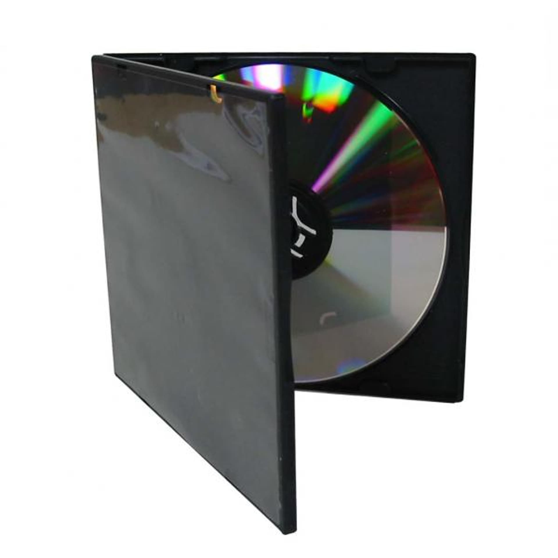 

Box na 1 szt. CD, miękki plastik, czarny, cienki, 5.2 mm, 200-pack, cena za 1 sztukę