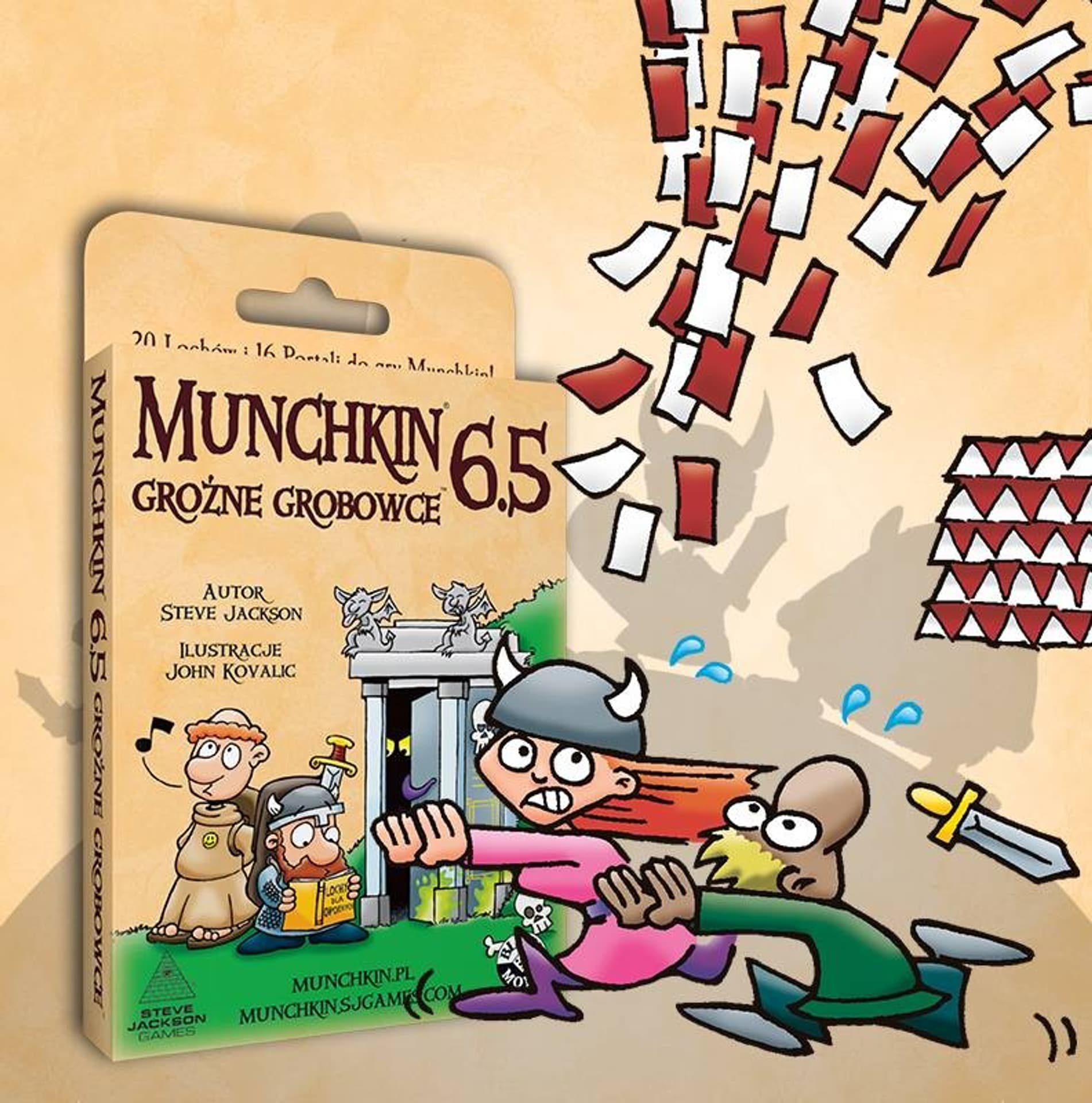 

Gra Munchkin 6,5 Groźne Grobowce dodatek