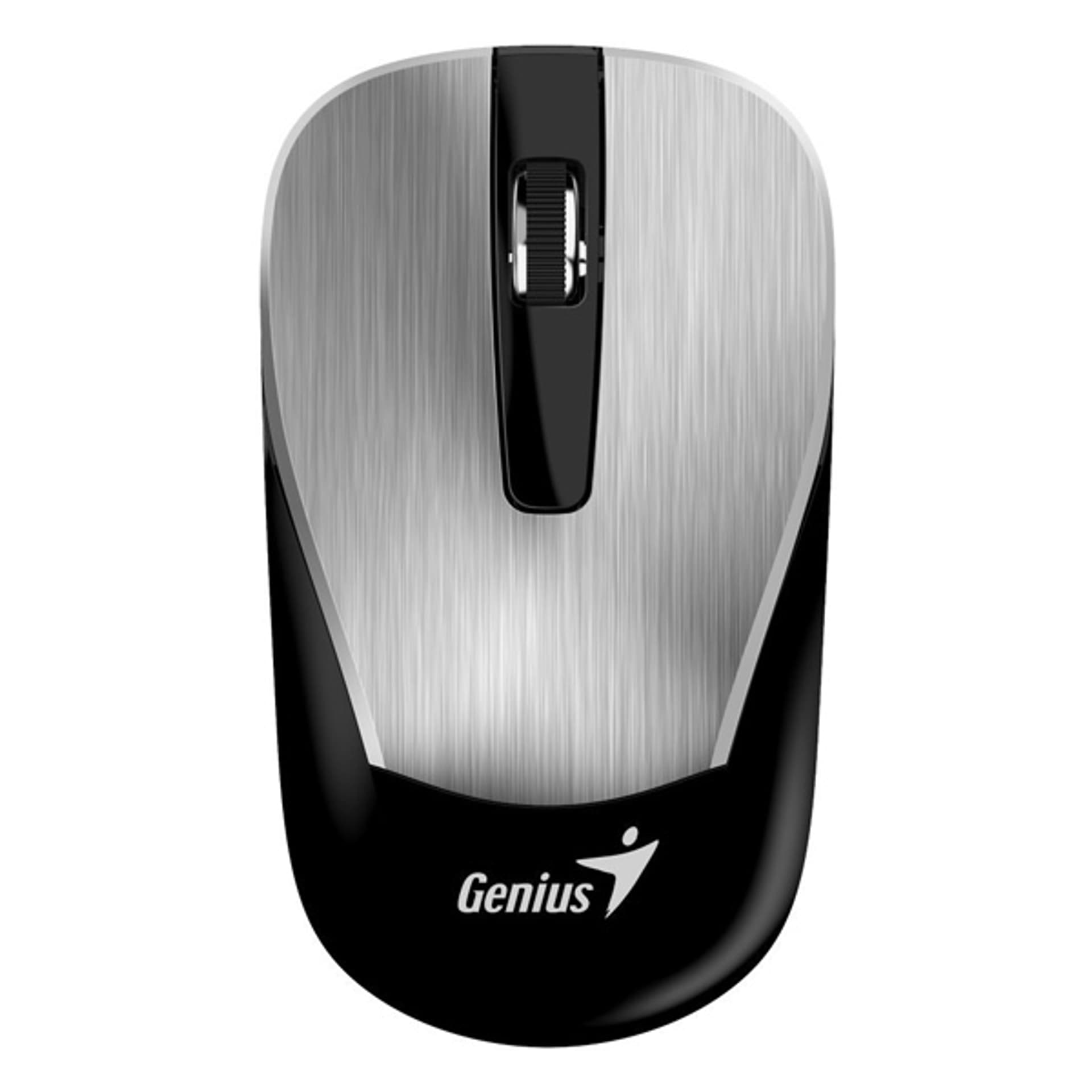 

Genius Mysz Eco-8015, 1600DPI, 2.4 [GHz], optyczna, 3kl., bezprzewodowa USB, srebrno-czarny, wbudowany akumulator