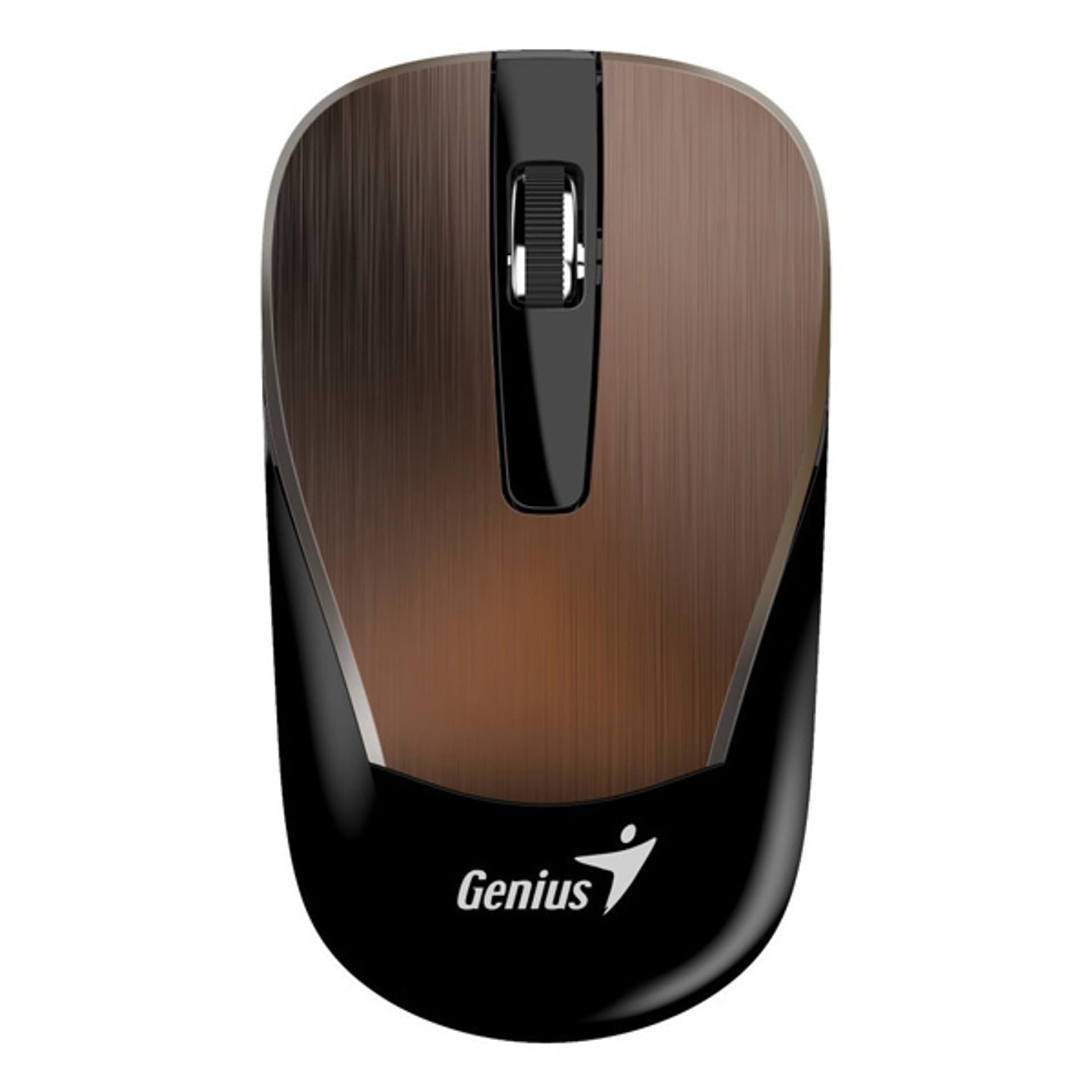 

Genius Mysz Eco-8015, 1600DPI, 2.4 [GHz], optyczna, 3kl., bezprzewodowa USB, kawowy, wbudowany akumulator