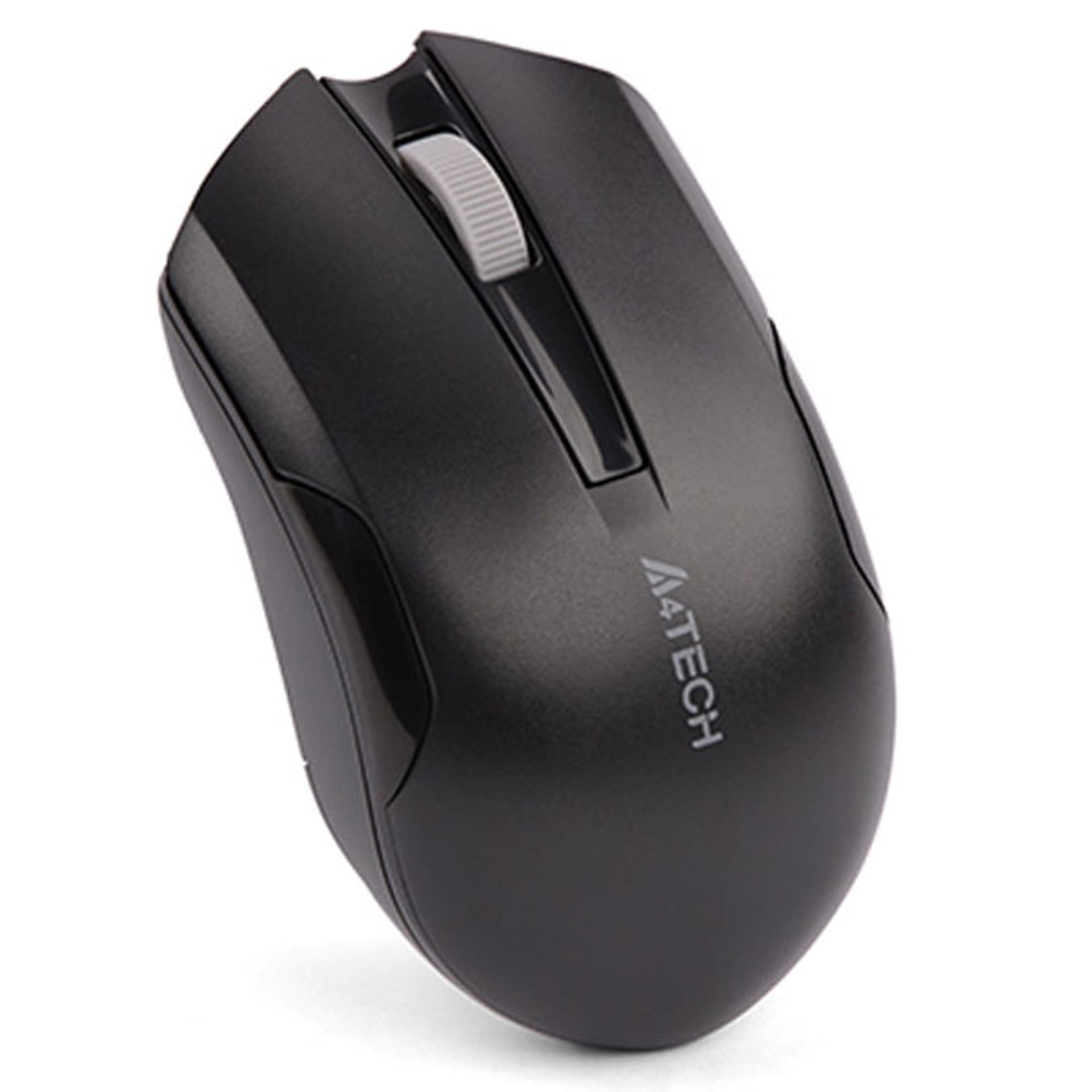 

A4Tech Mysz G3-200NS, 1000DPI, 2.4 [GHz], optyczna, 3kl., bezprzewodowa, czarna, 1 szt AA, klasyczna, V-Track