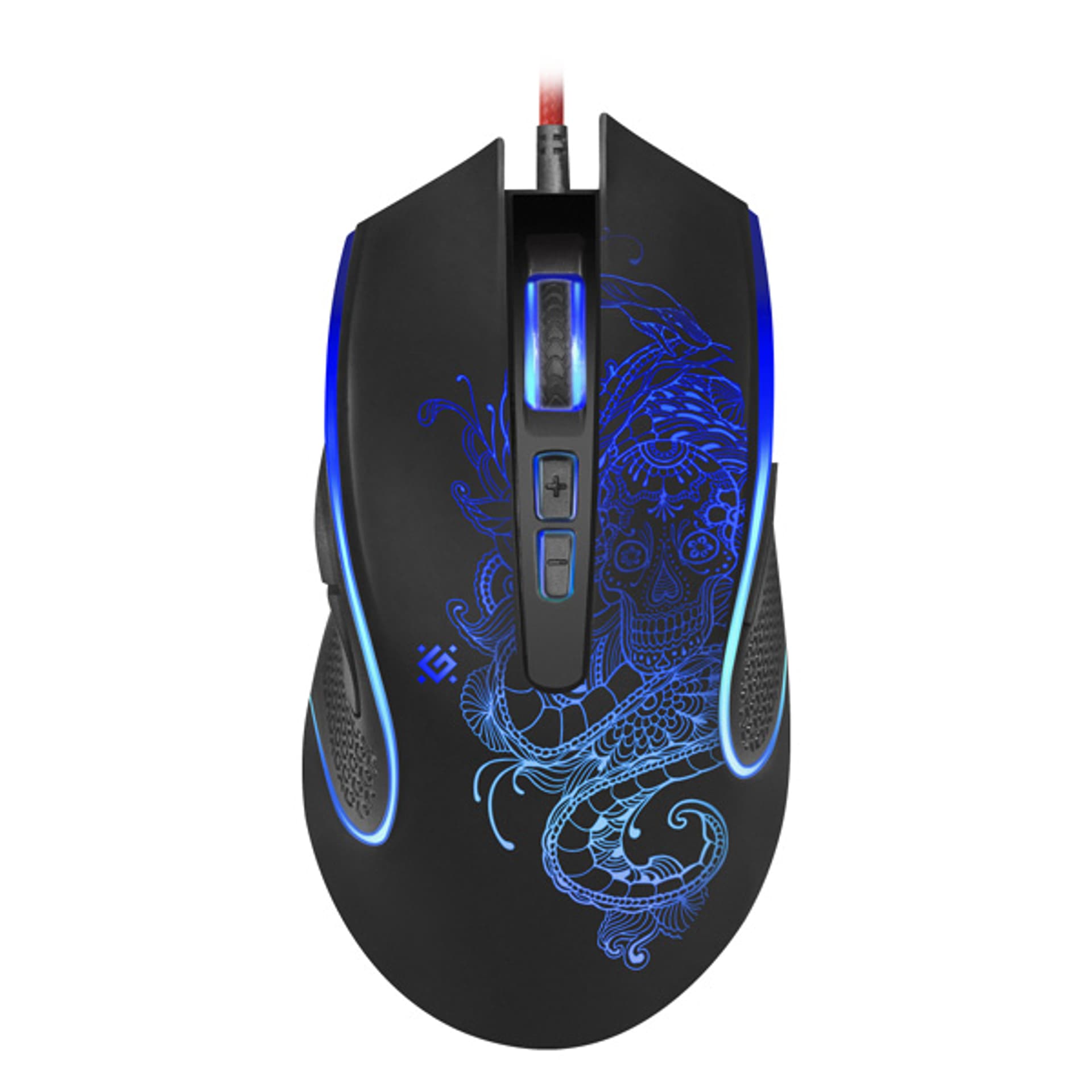 

Defender Mysz Venom GM-640L, 3200DPI, optyczna, 8kl., przewodowa USB, czarna, do gry, podświetlona