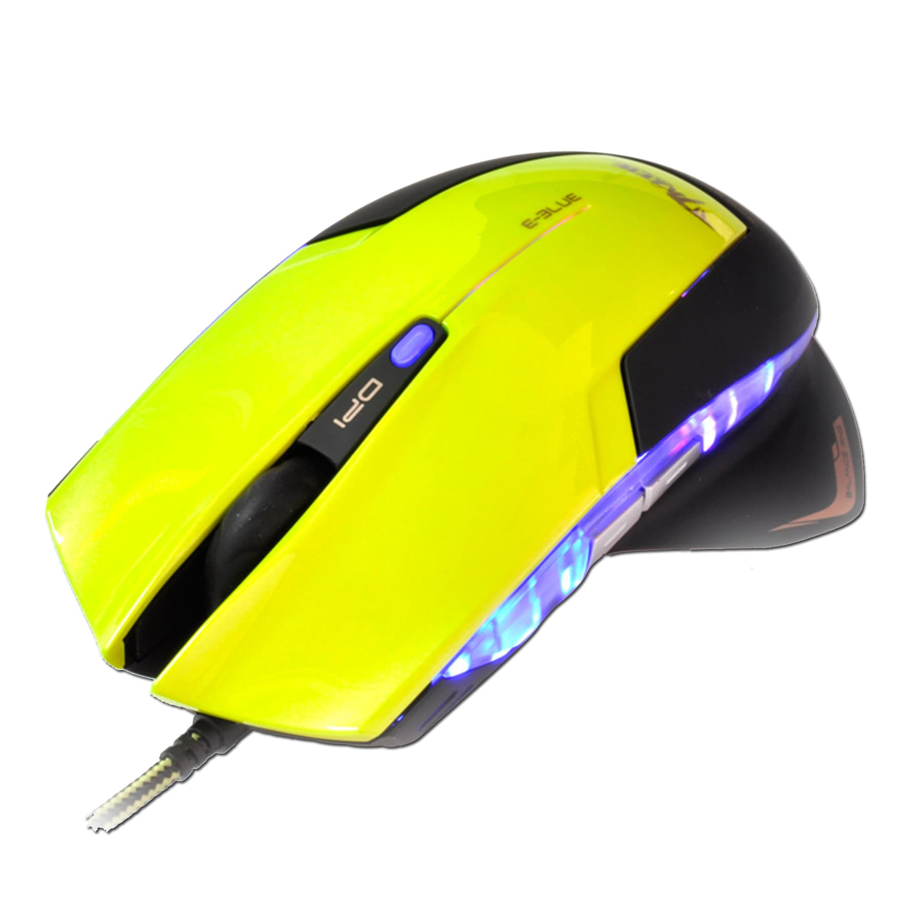 

E-blue Mysz Mazer R, 2400DPI, optyczna, 6kl., przewodowa USB, zielona
