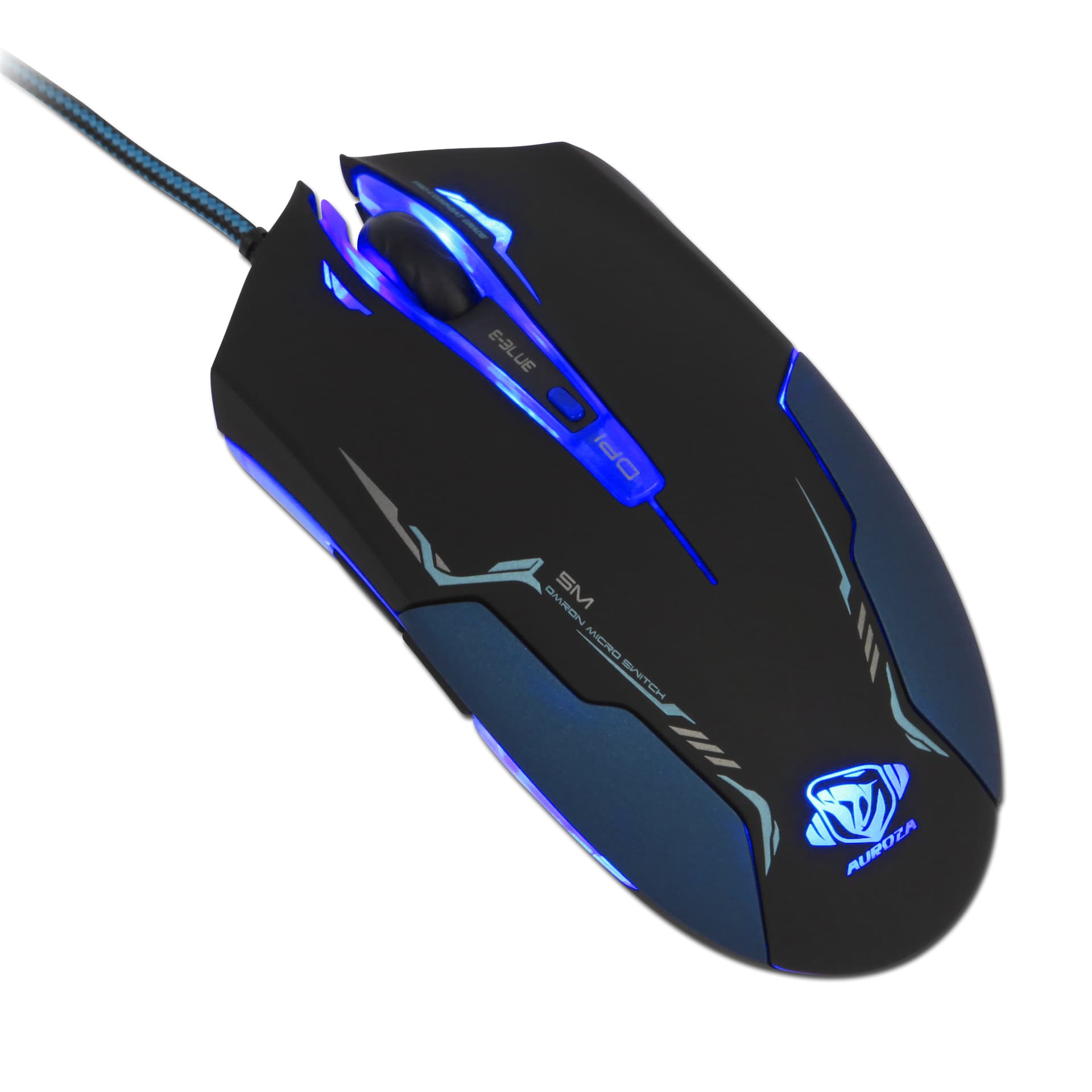 

E-blue Mysz Auroza, 3500DPI, optyczna, 6kl., przewodowa USB, czarna