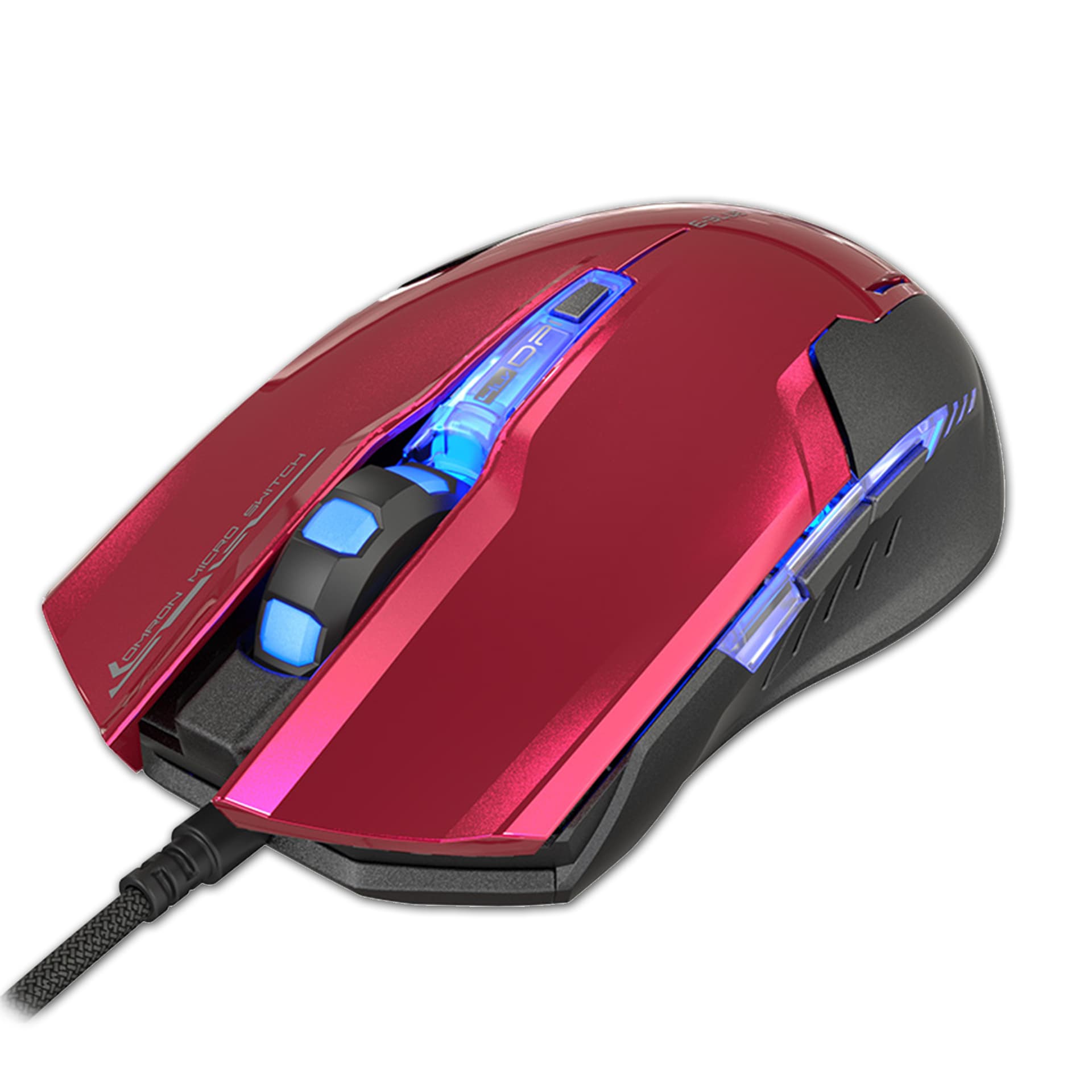 

E-blue Mysz Auroza G, 3000DPI, optyczna, 6kl., przewodowa USB, czerwona