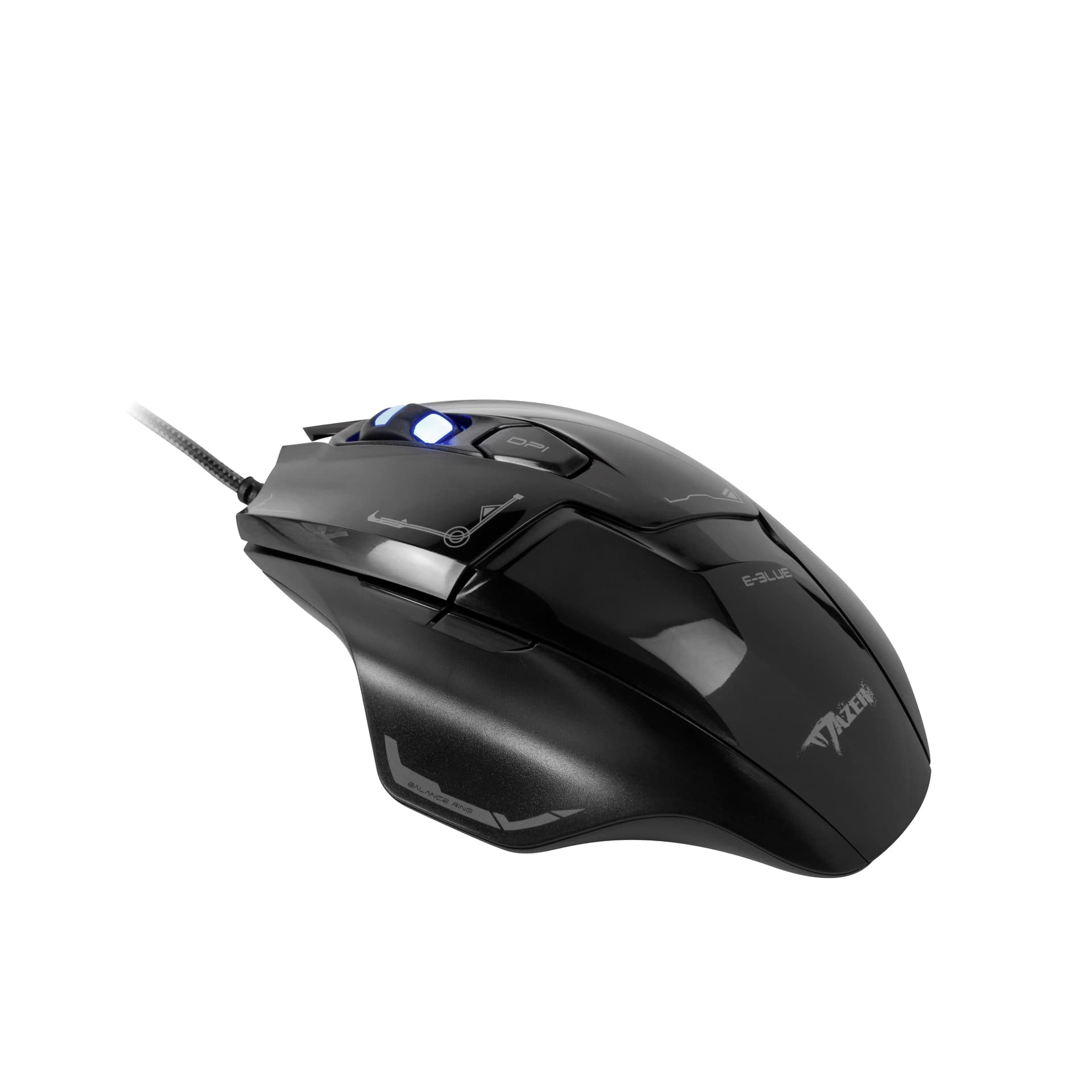 

E-blue Mysz Mazer, 2500DPI, optyczna, 6kl., przewodowa USB, czarna