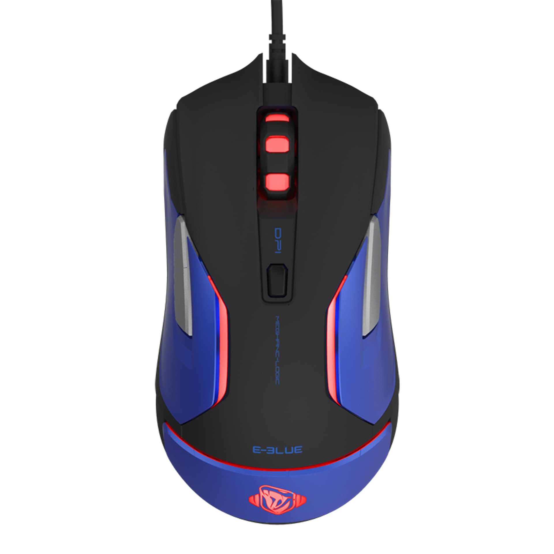 

E-blue Mysz Auroza Gaming V2, 5000DPI, optyczna, 6kl., przewodowa USB, czarna, do gry, e-box