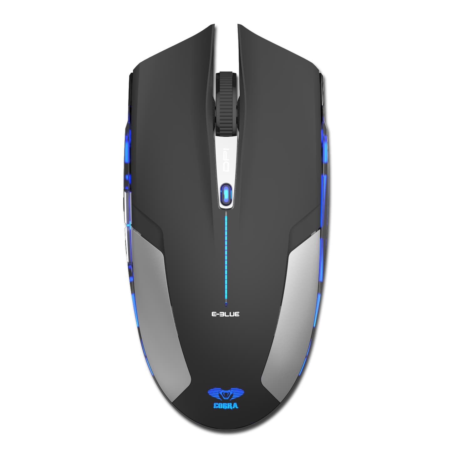 

E-blue Mysz Cobra Jr., 1750DPI, 2.4 [GHz], optyczna, 6kl., bezprzewodowa, czarna, 2 szt AAA