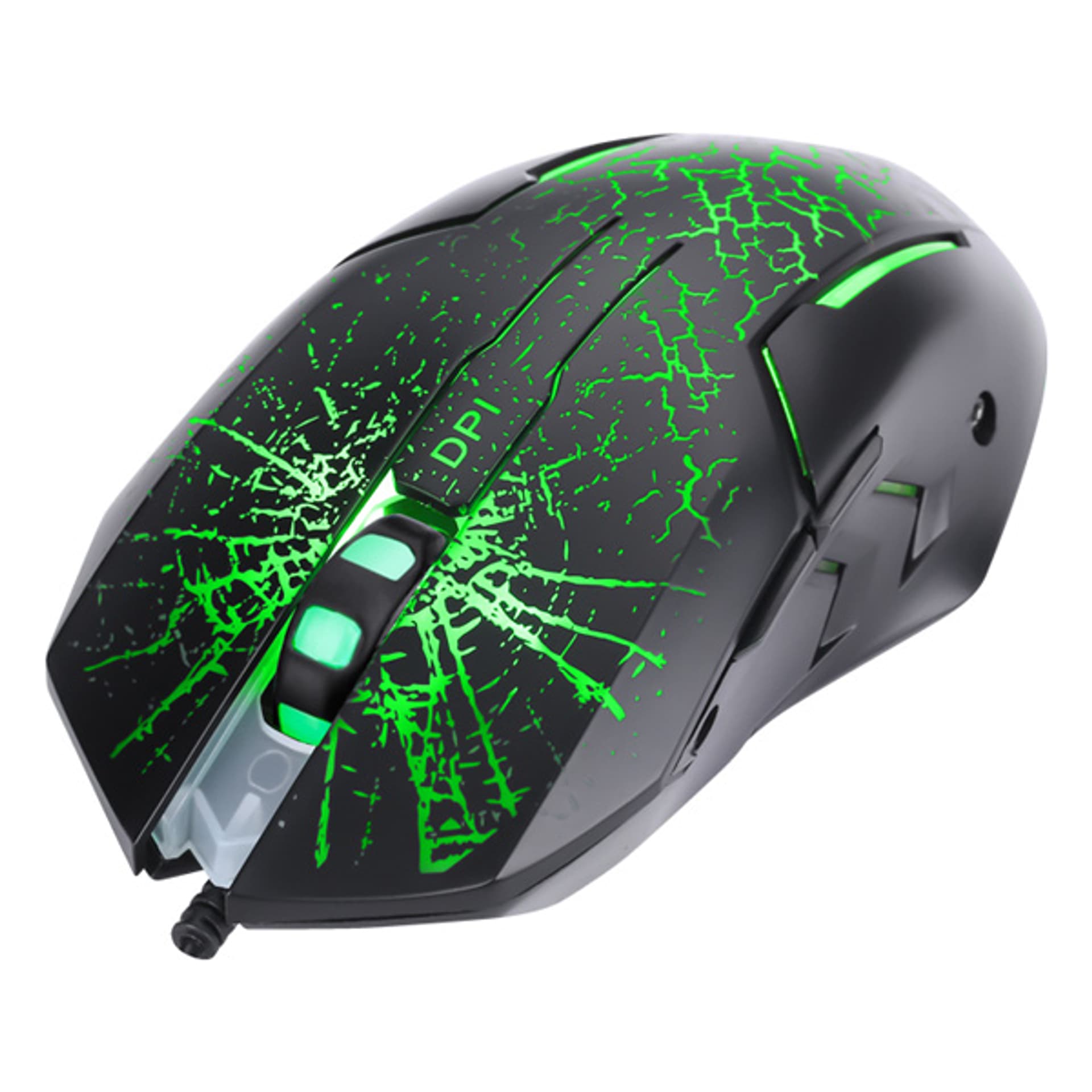 

Marvo Mysz M207, 2400DPI, optyczna, 6kl., przewodowa USB, czarna, do gry, podświetlona