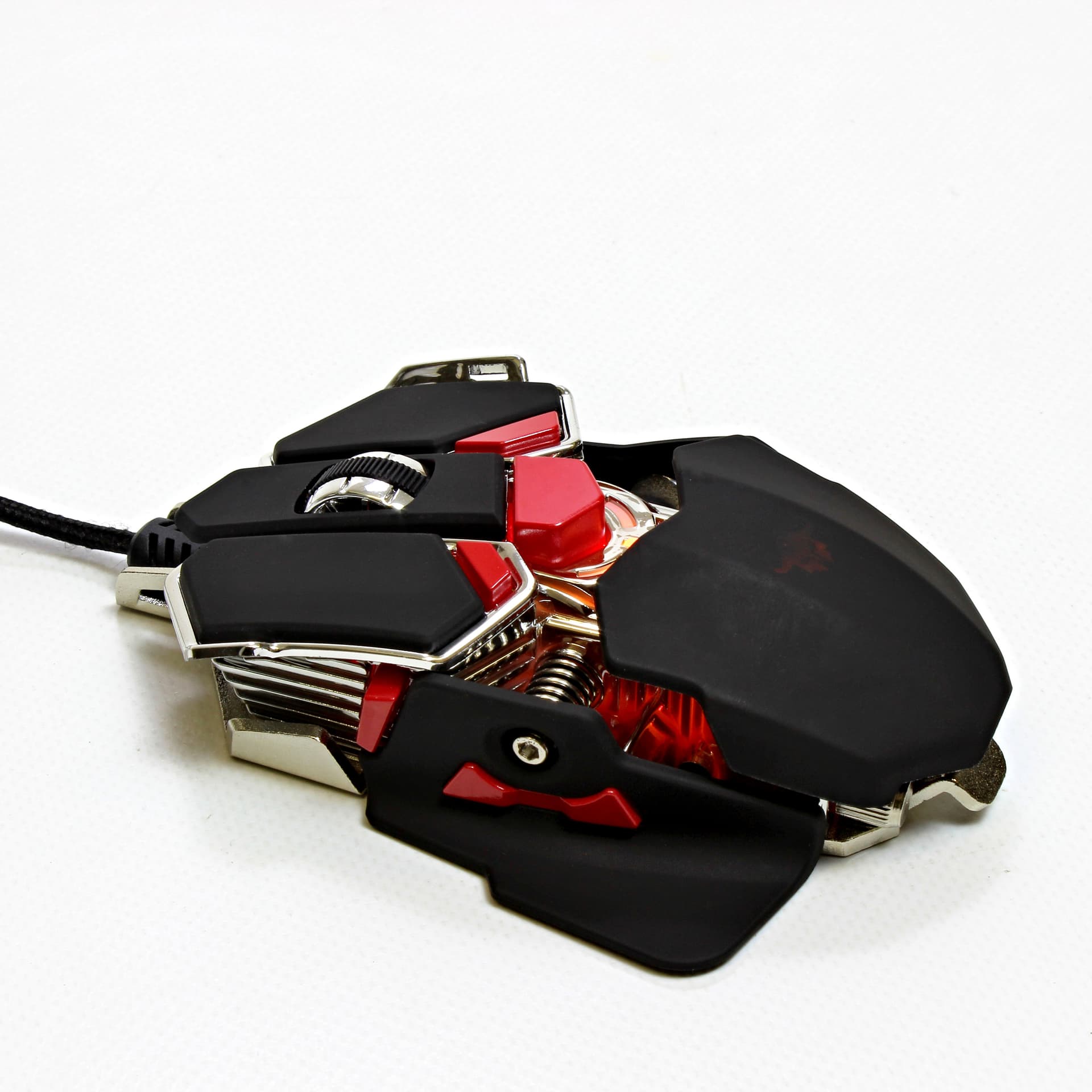 

Red Fighter Mysz M1, 4000DPI, optyczna, 10kl., przewodowa USB, czarna, do gry