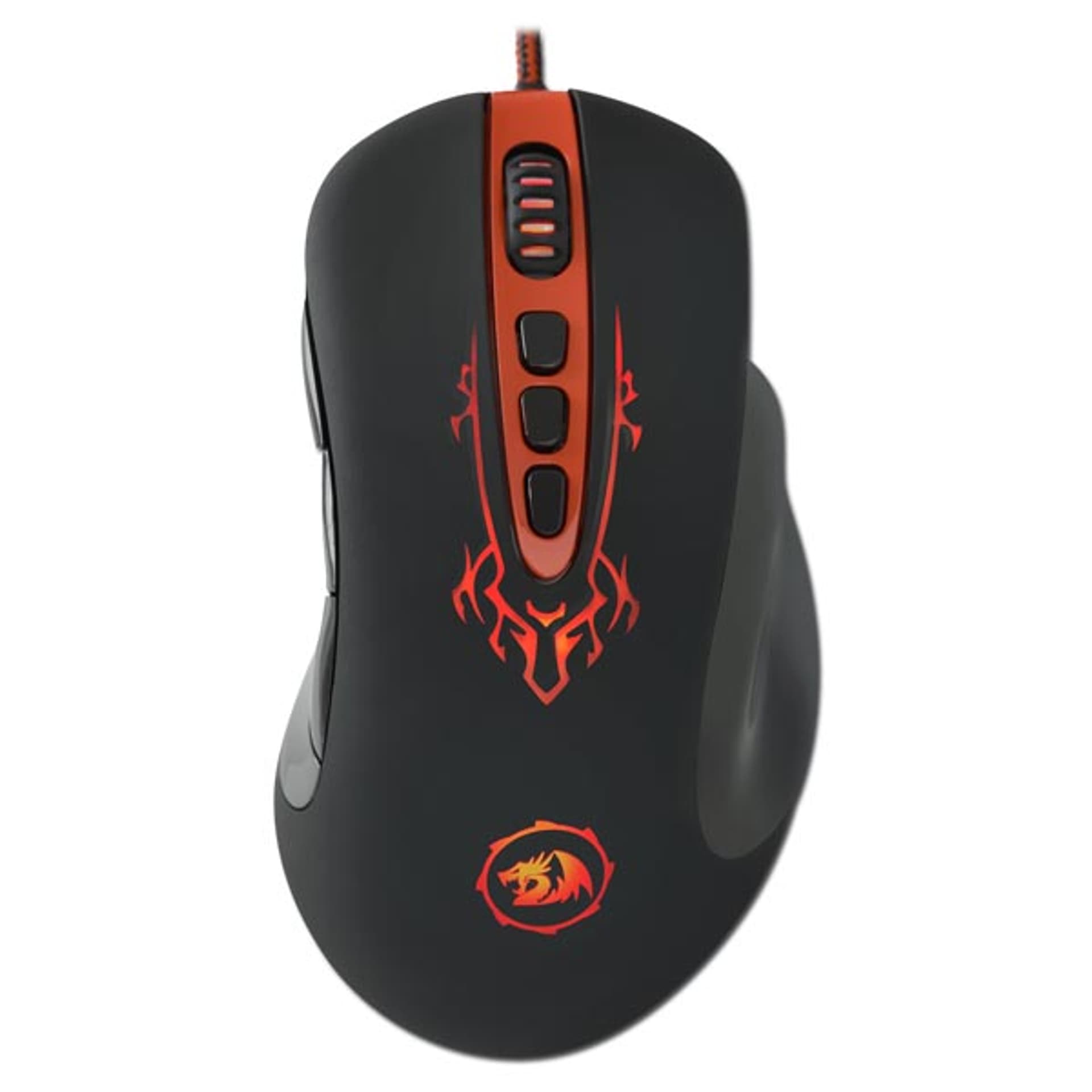 

Redragon Mysz Origin, 4000DPI, optyczna, 10kl., przewodowa USB, czarno-czerwona, do gry