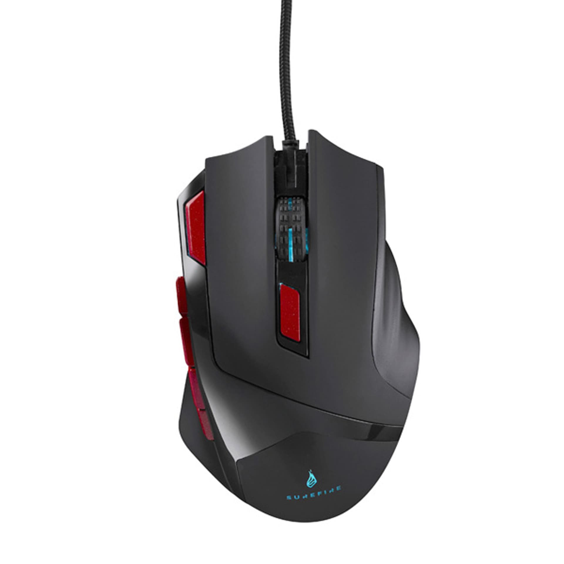 

Surefire Mysz Eagle Claw Gaming, 6400DPI, optyczna, 9kl., przewodowa USB, czarna, dla gracza, RGB