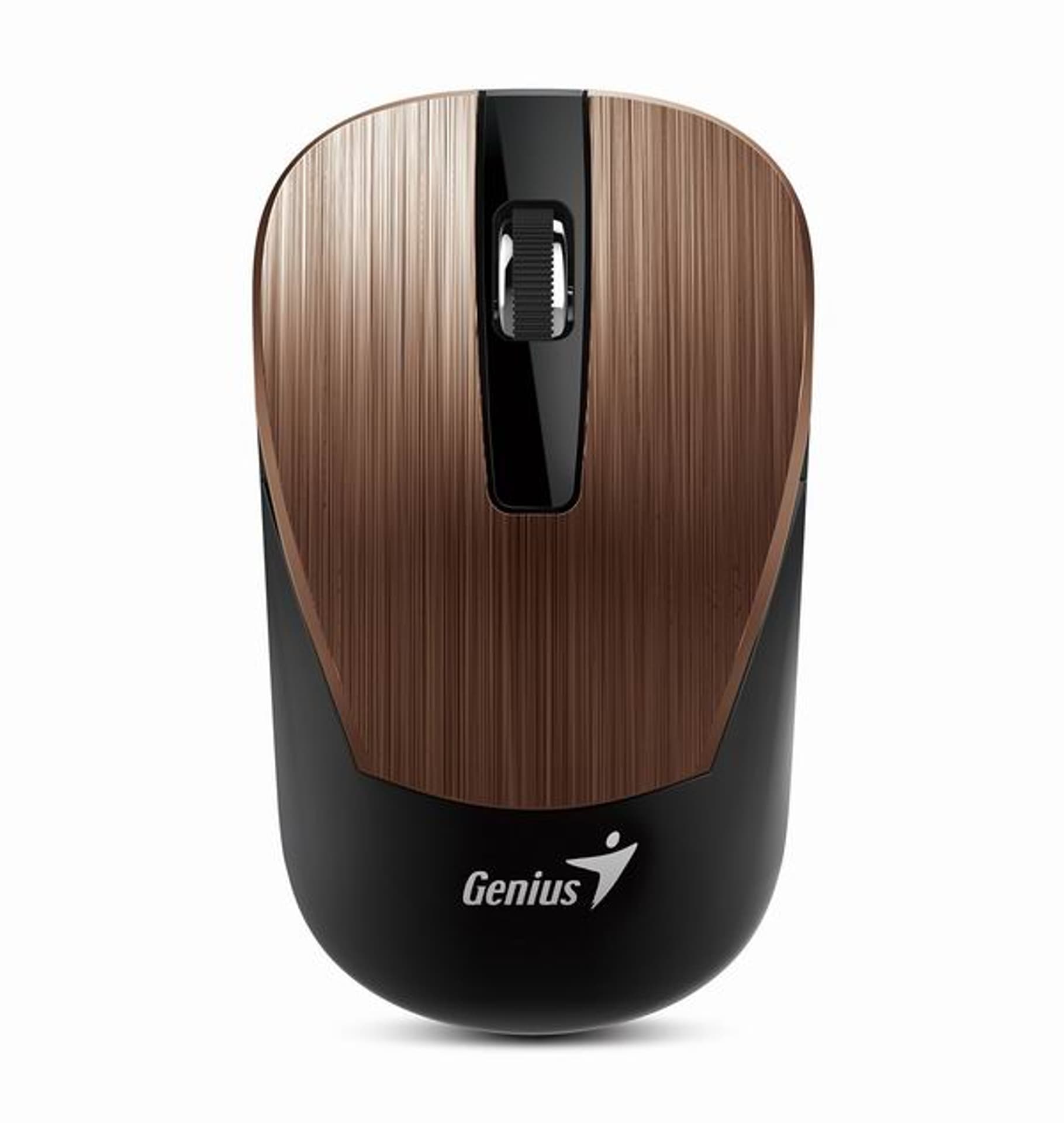

Genius Mysz NX-7015, 1600DPI, 2.4 [GHz], optyczna, 3kl., bezprzewodowa, miedziana, 1 szt AA, Blue-eye sensor