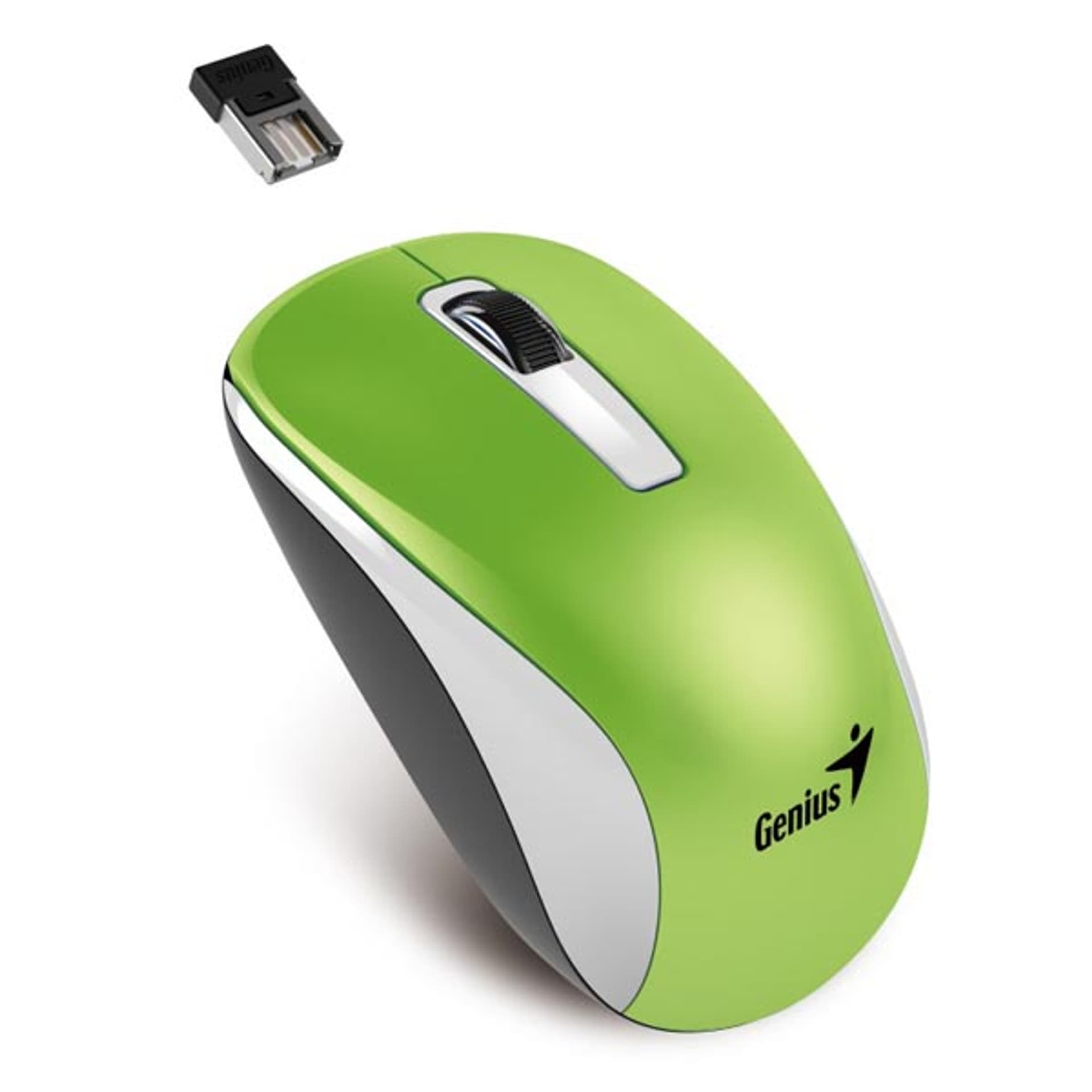 

Genius Mysz NX-7010, 1200DPI, 2.4 [GHz], optyczna, 3kl., bezprzewodowa, zielona, uniwersalny