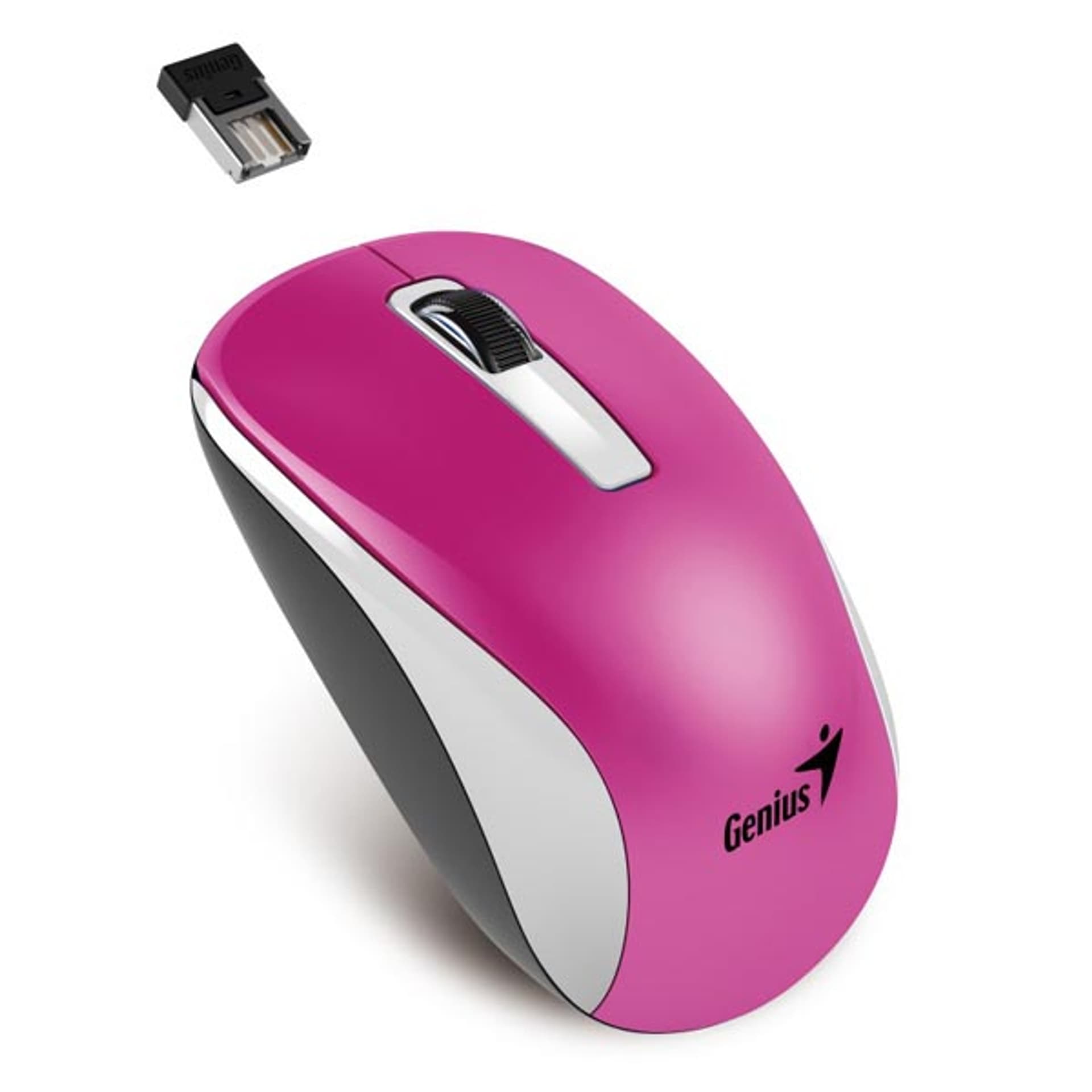 

Genius Mysz NX-7010, 1200DPI, 2.4 [GHz], optyczna, 3kl., bezprzewodowa, różowa, uniwersalny