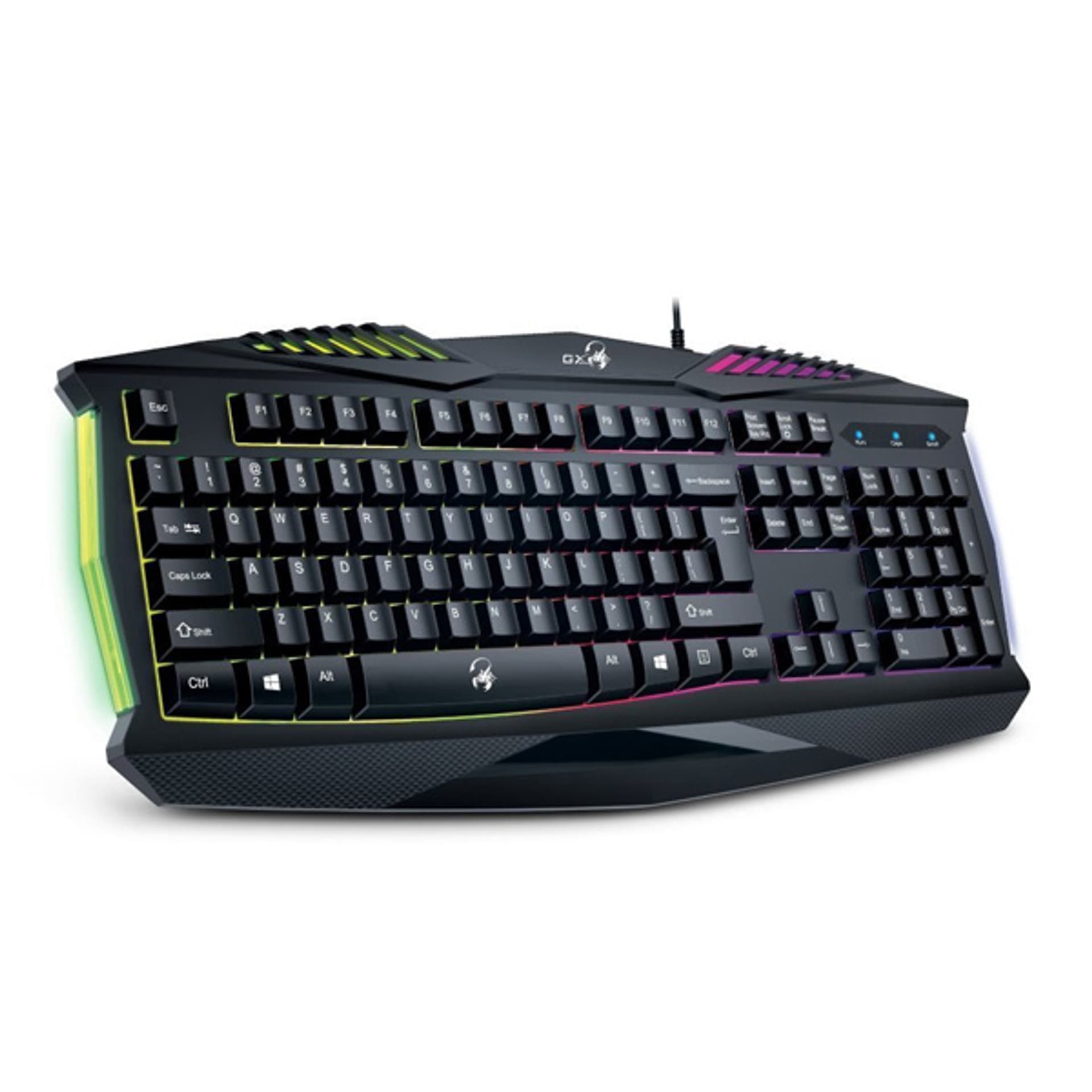

Genius GX GAMING Scorpion K220, klawiatura CZ/SK, do gry, wodoodporny rodzaj przewodowa (USB), czarna, nie, Usb)/czarna/ni