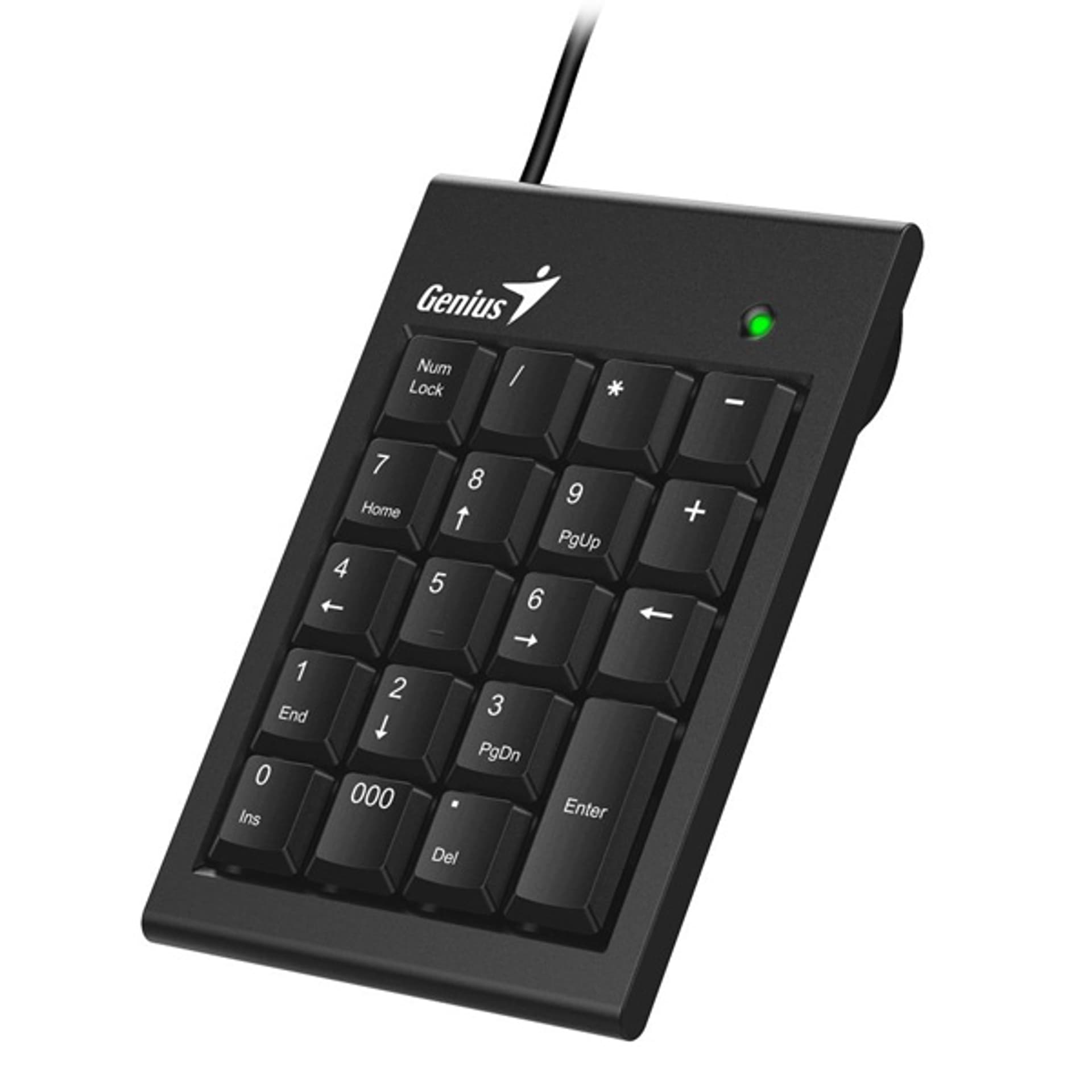 

Genius NumPad 100, klawiatura numeryczna numeryczna, przewodowa (USB), czarna, nie, Usb)/czarna/ni