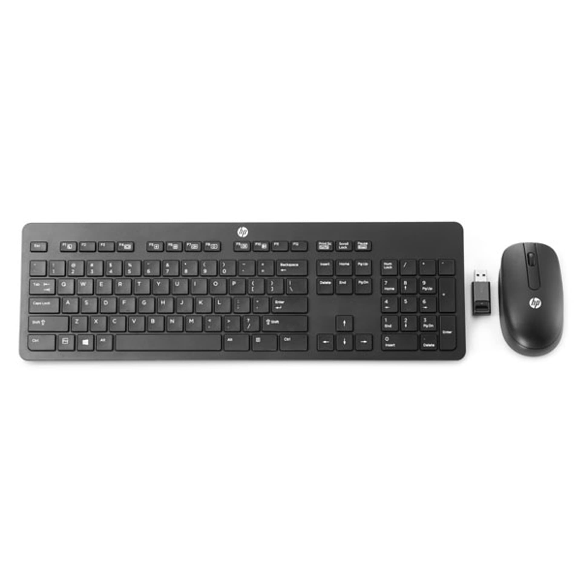 

HP Wireless Deskset 300, zestaw klawiatura CZ, bezprzewodowa, czarna