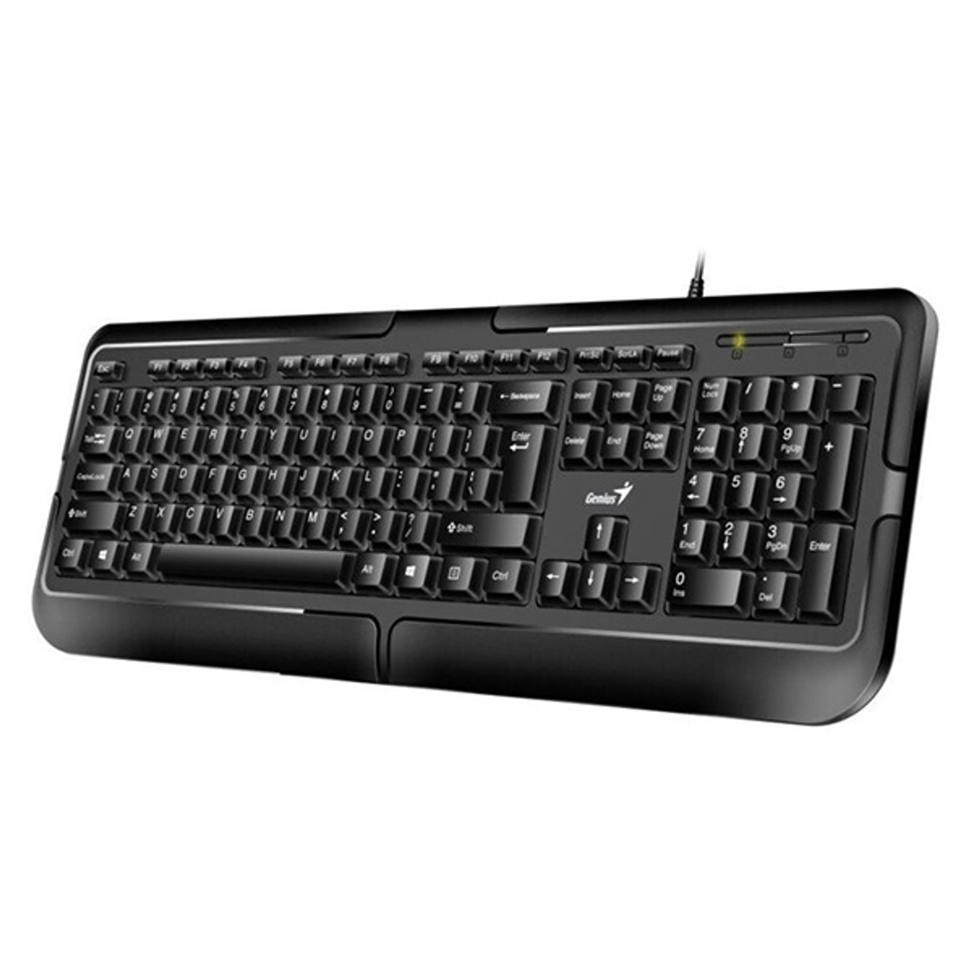 

Genius KB-118, klawiatura CZ/SK, klasyczna, wodoodporny rodzaj przewodowa (USB), czarna, Usb)/czarn