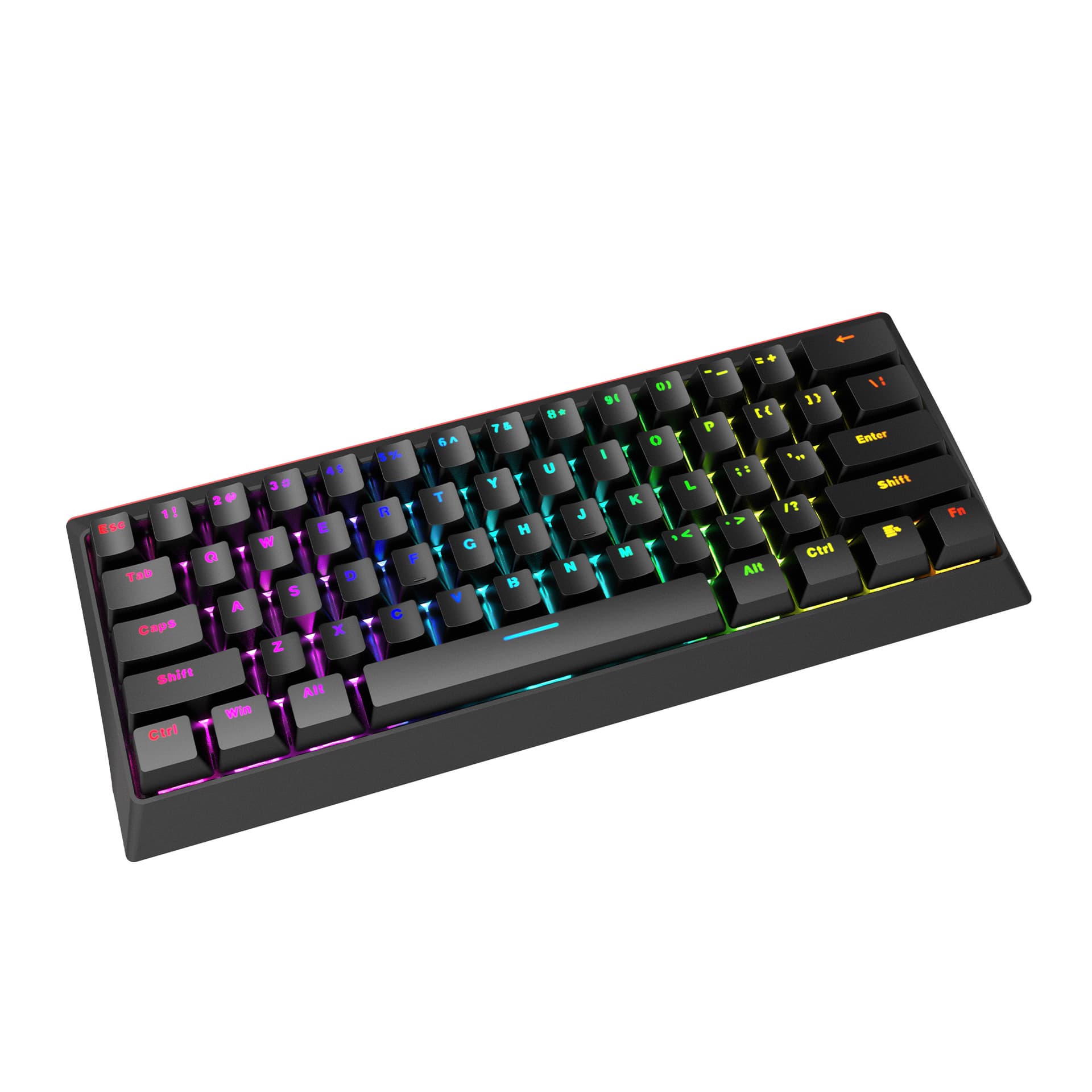 

Marvo KG962 EN - R, klawiatura US, do gry, mechaniczna rodzaj przewodowa (USB), czarna, podświetlenie, czerwone przełączniki, Usb)/czarna/podświetlenie/czerwone przełącznik