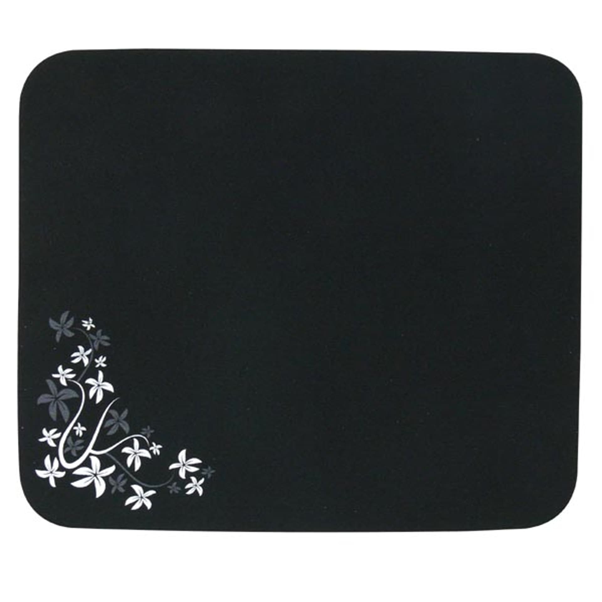 

Podkładka pod mysz, Flower edition, miękka powierzchnia, czarna, 25x21,50 cm