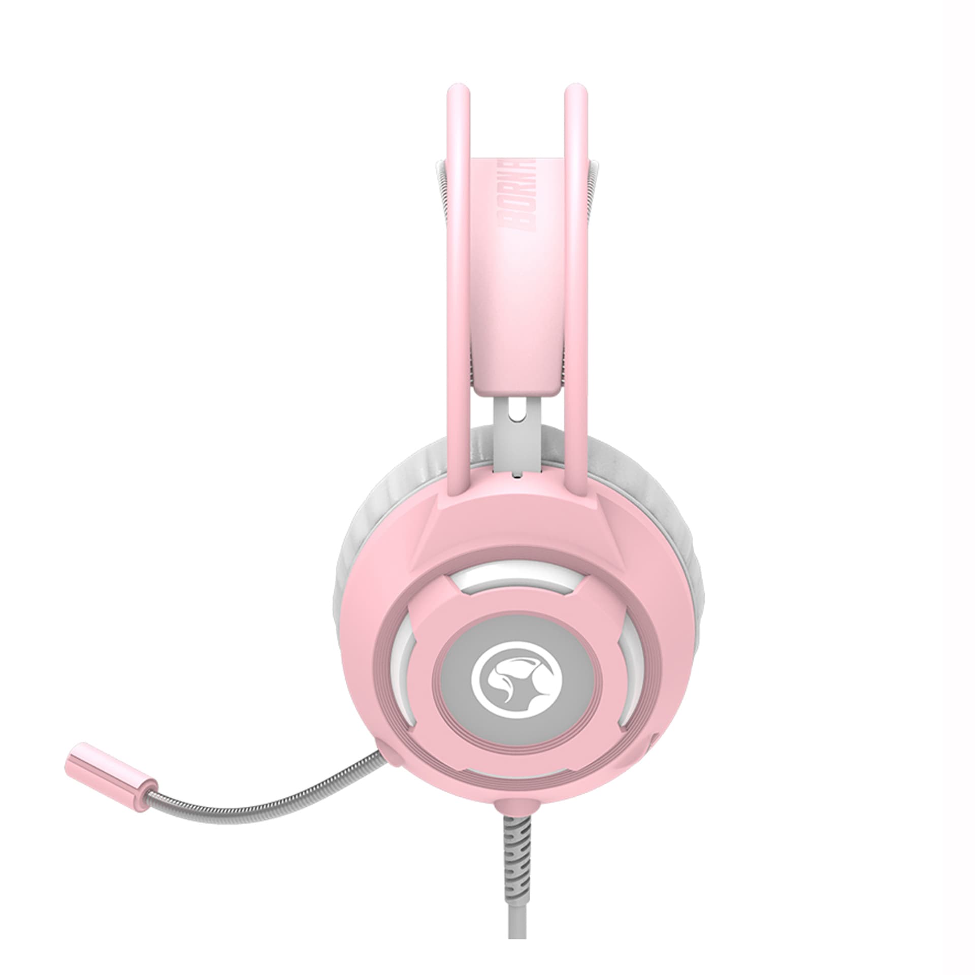 

Marvo HG8936, słuchawki z mikrofonem, regulacja głośności, różowa, podświetlona, 3.5 mm jack + USB