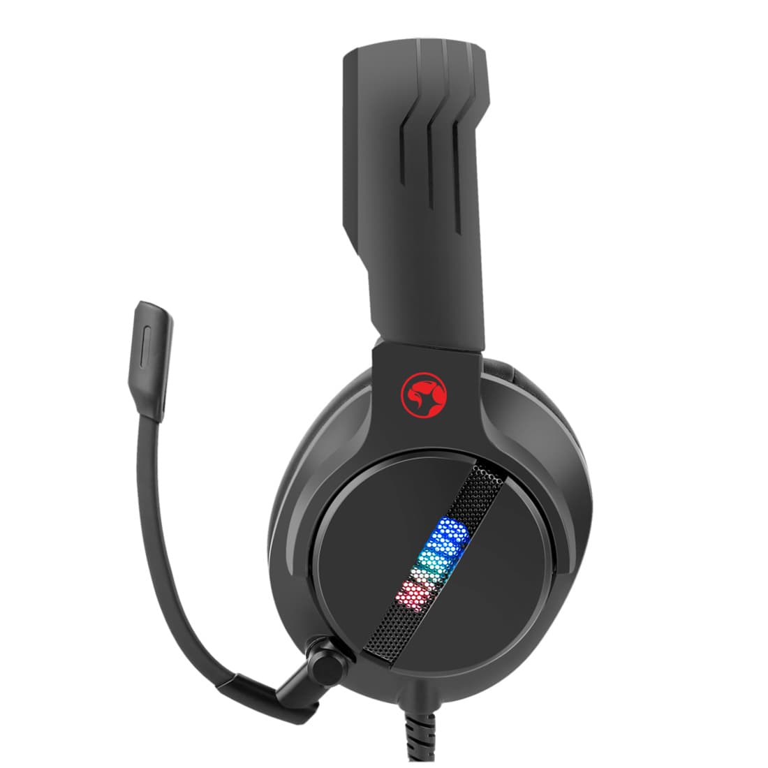 

Marvo HG9065, słuchawki z mikrofonem, regulacja głośności, czarna, 7.1 (virtual), do gry, Virtual)/do gr