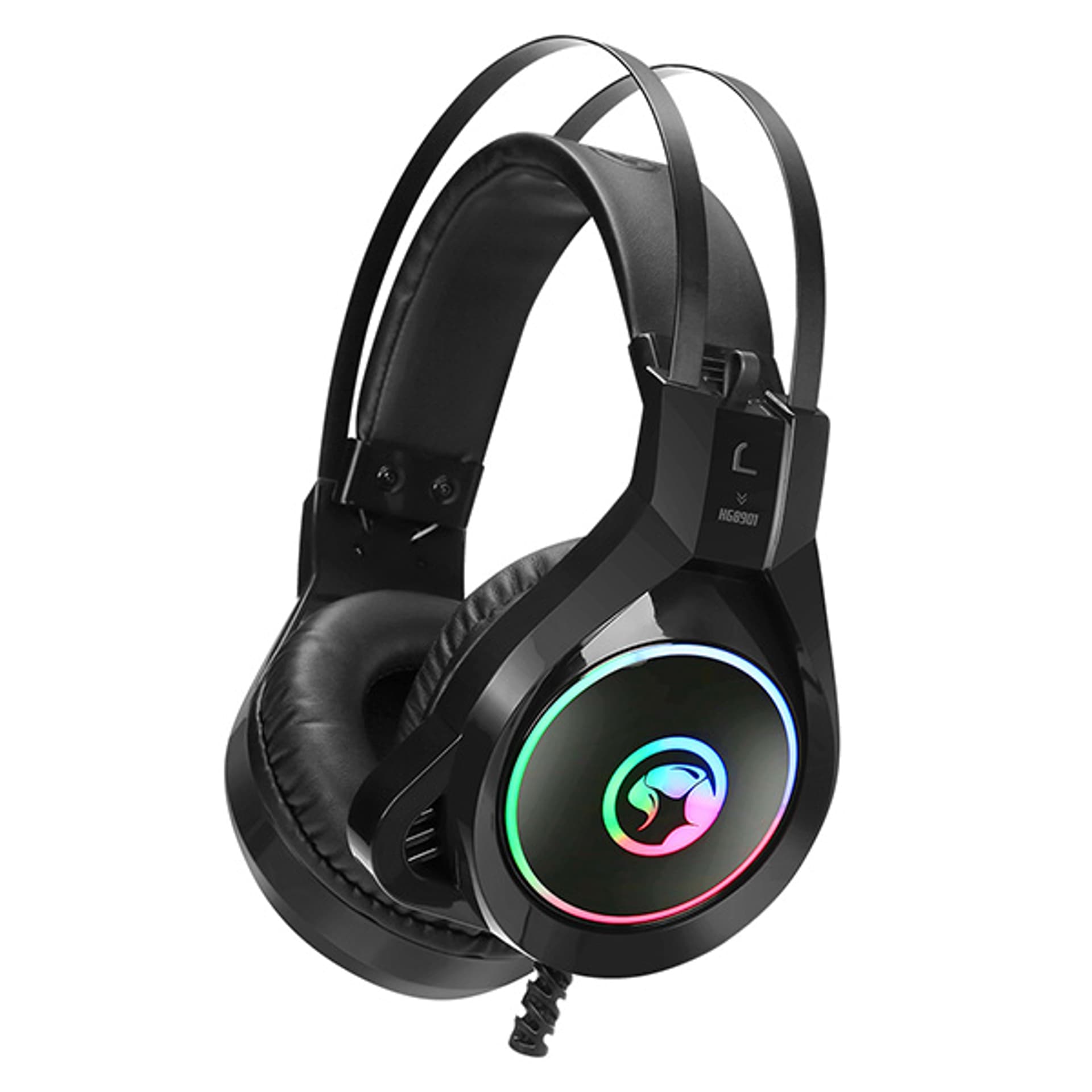 

Marvo HG8901, słuchawki z mikrofonem, regulacja głośności, czarna, USB