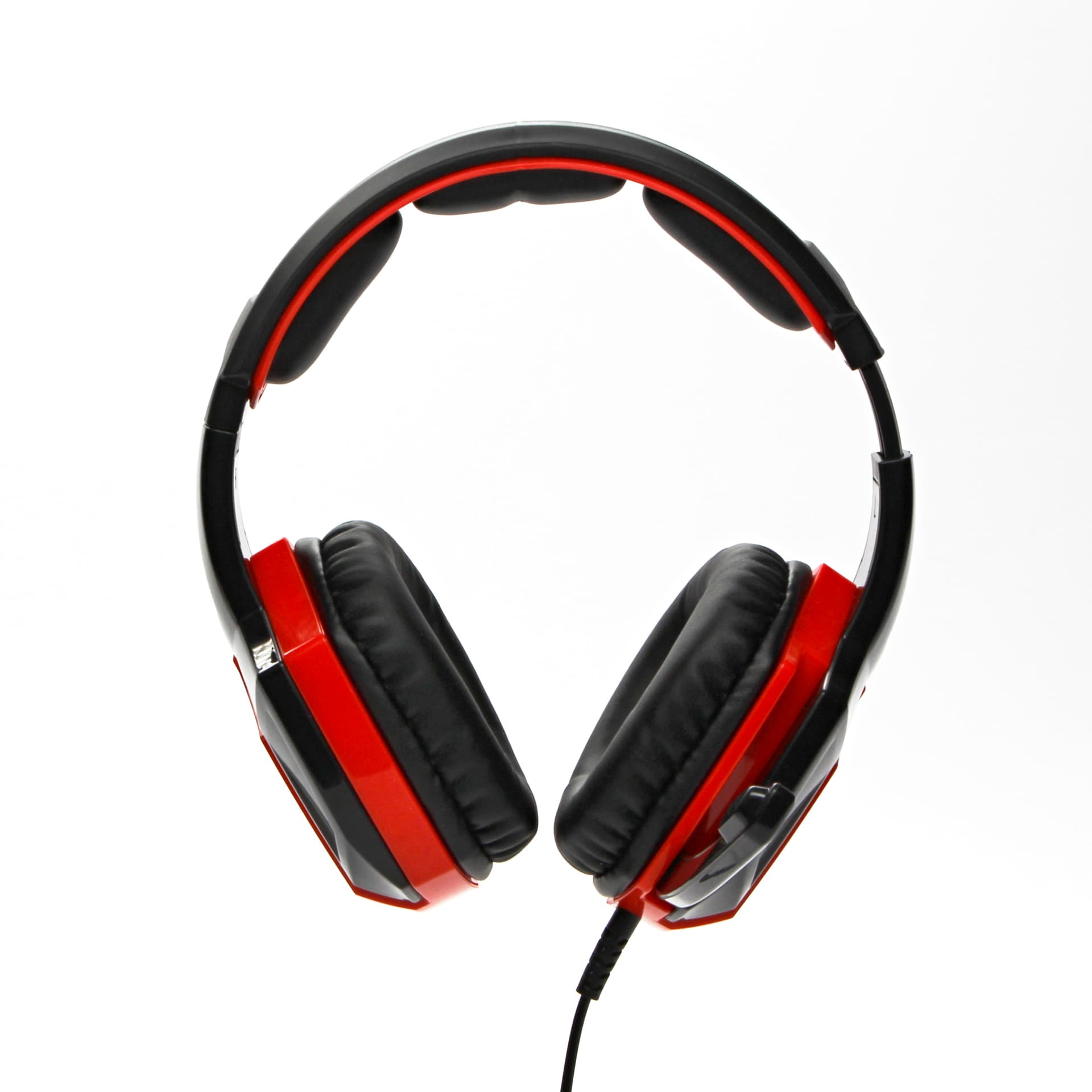 

Red Fighter H2, Gaming Headset, słuchawki z mikrofonem, regulacja głośności, czarno-czerwona, 2x 3.5 mm jack