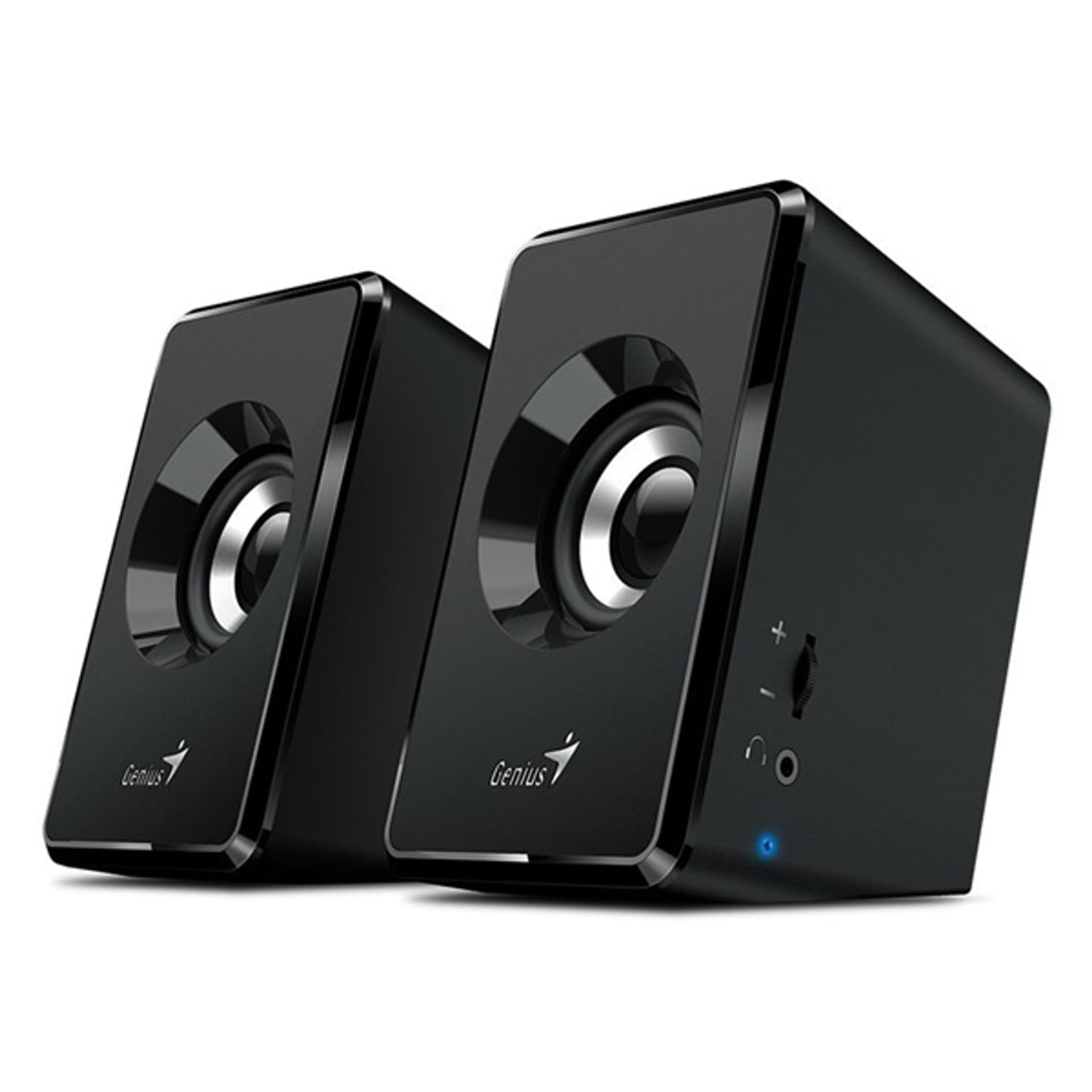 

Genius głośniki SP-U125, 2.0, 3W, czarne, regulacja głośności, 3,5 mm jack (USB), 150Hz-20kHz, Usb)/150hz-20kh